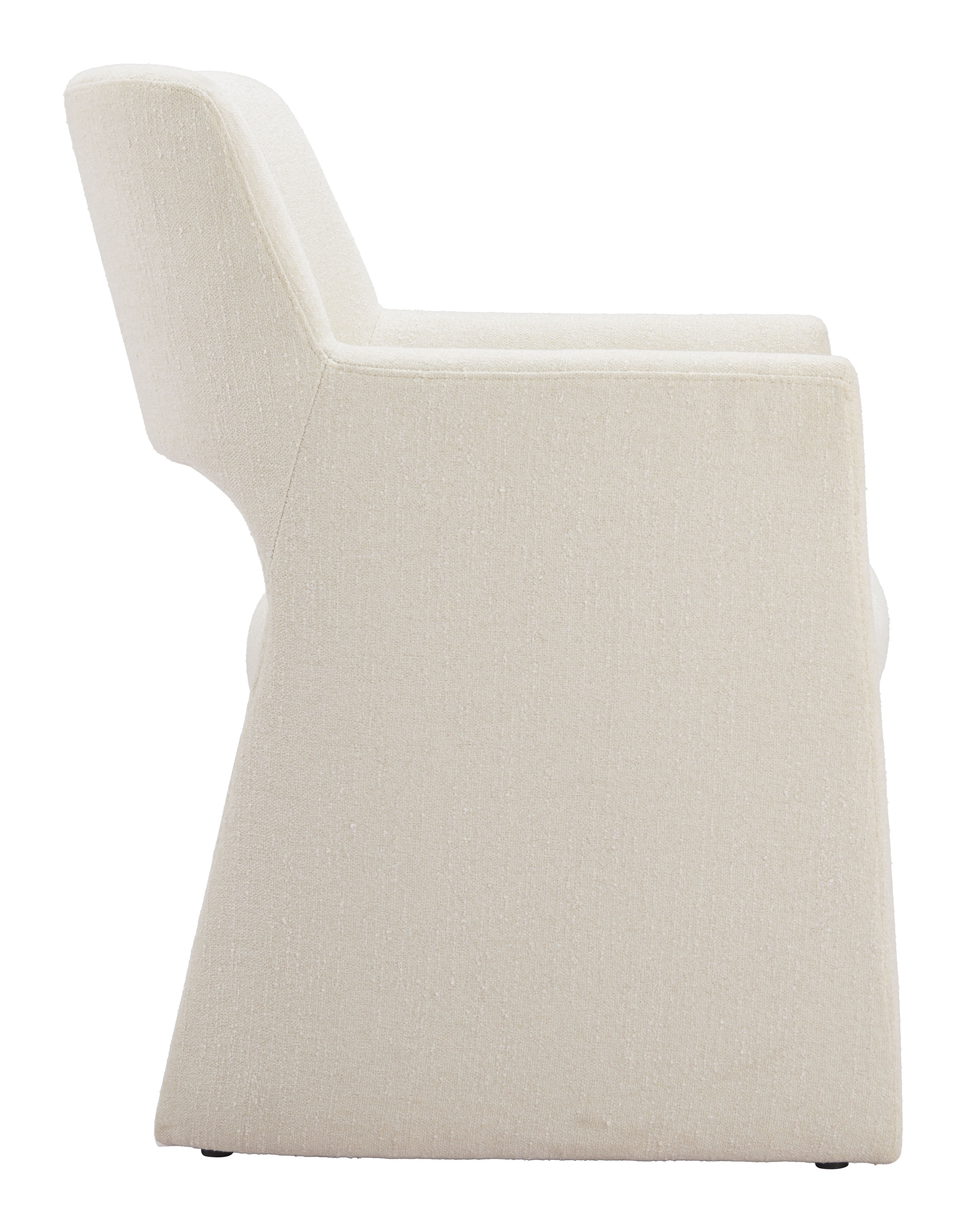 ZUO - Minet Dining Chair in Linen White