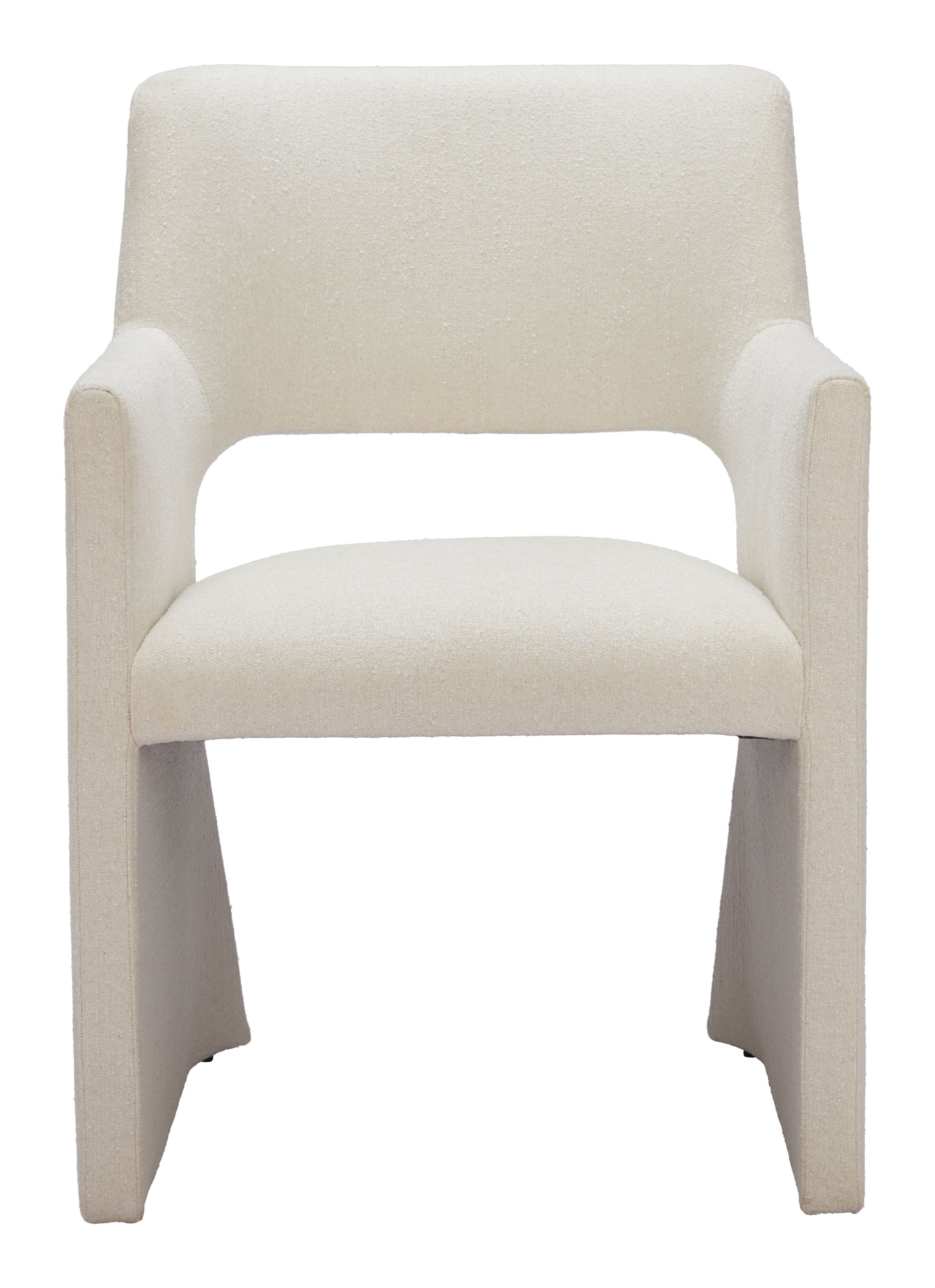 ZUO - Minet Dining Chair in Linen White