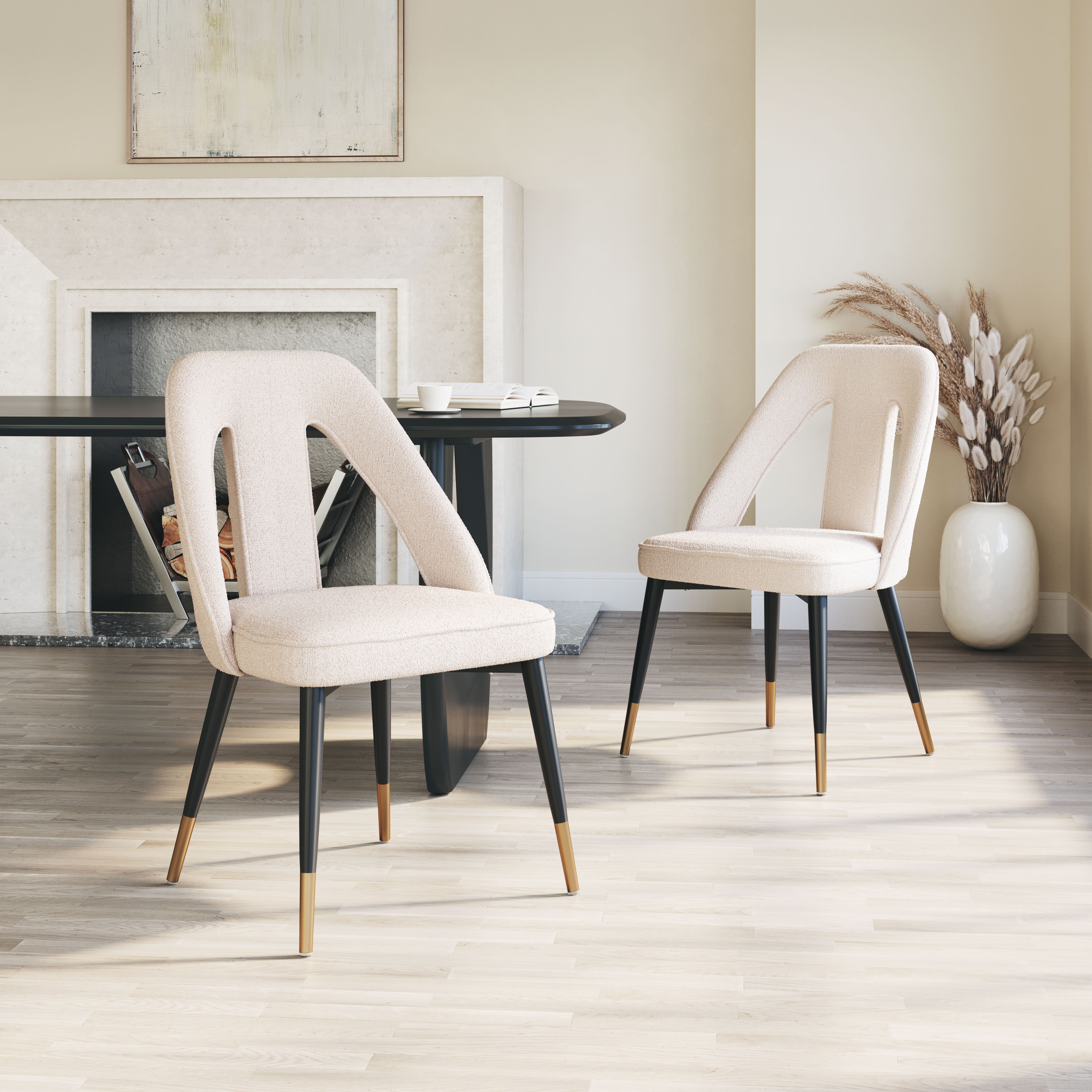 ZUO Artus Dining Chair - Ivory