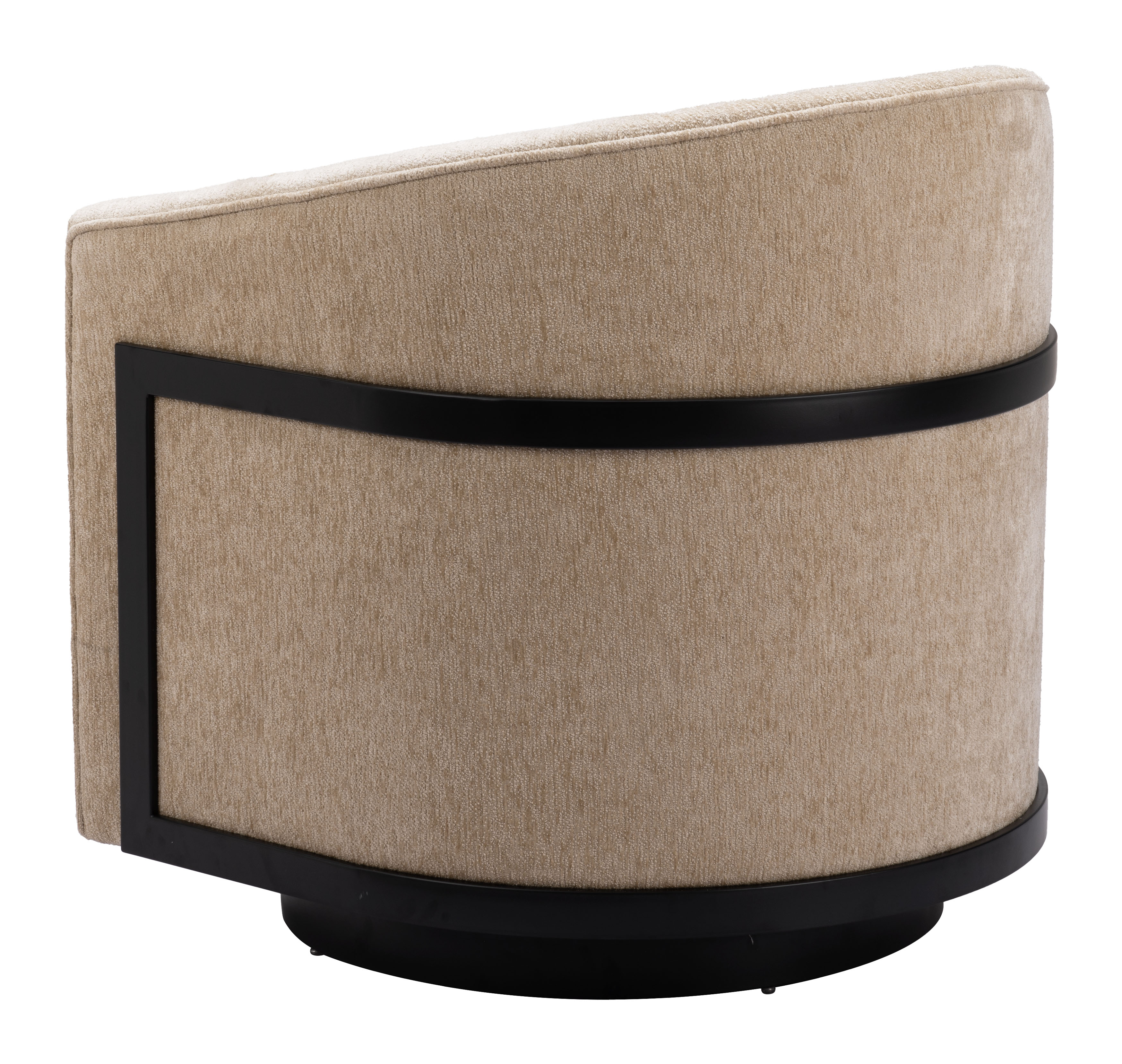 ZUO™ Hanko Swivel Chair - Golden Beige