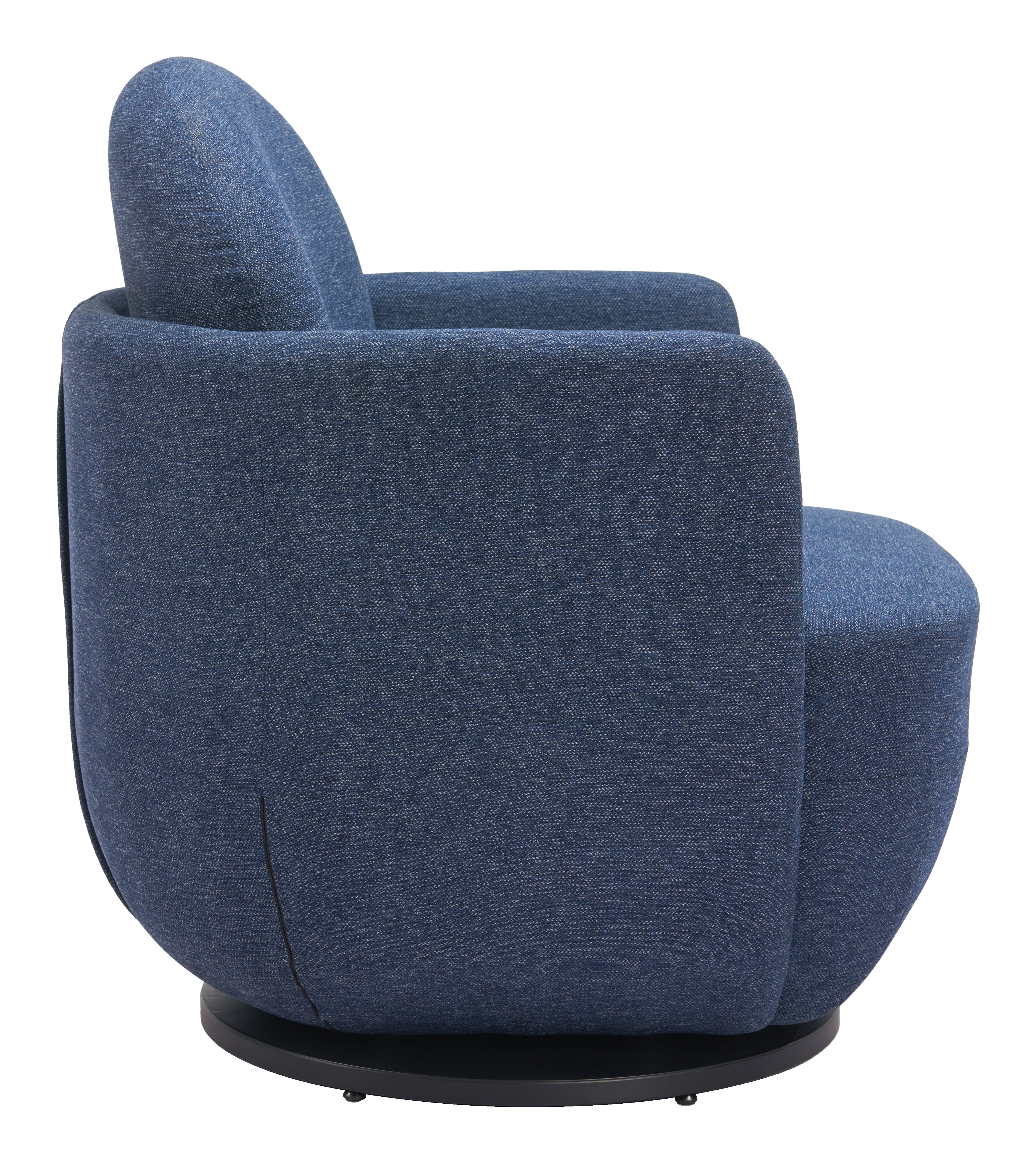 ZUO Bant Swivel Chair - Blue