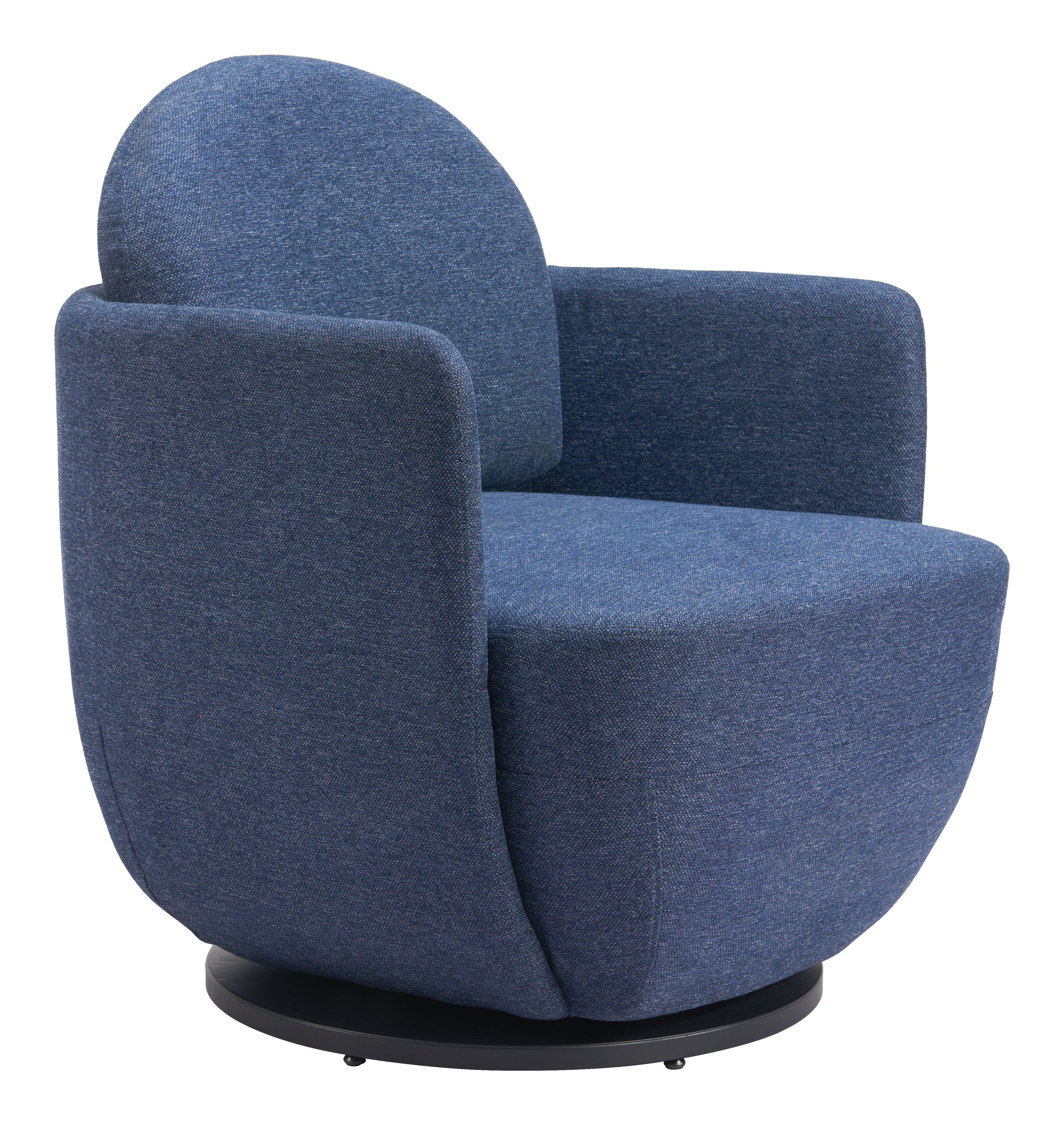 ZUO Bant Swivel Chair - Blue