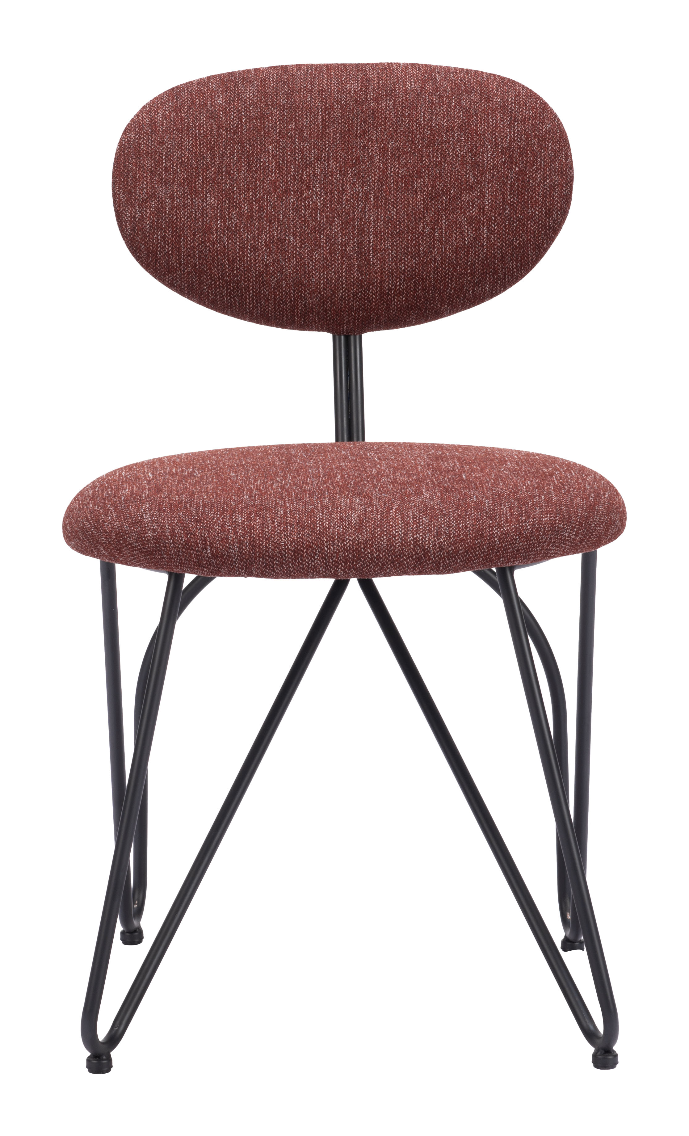 ZUO Novi Dining Chair (Set of 2) - Maroon Brown