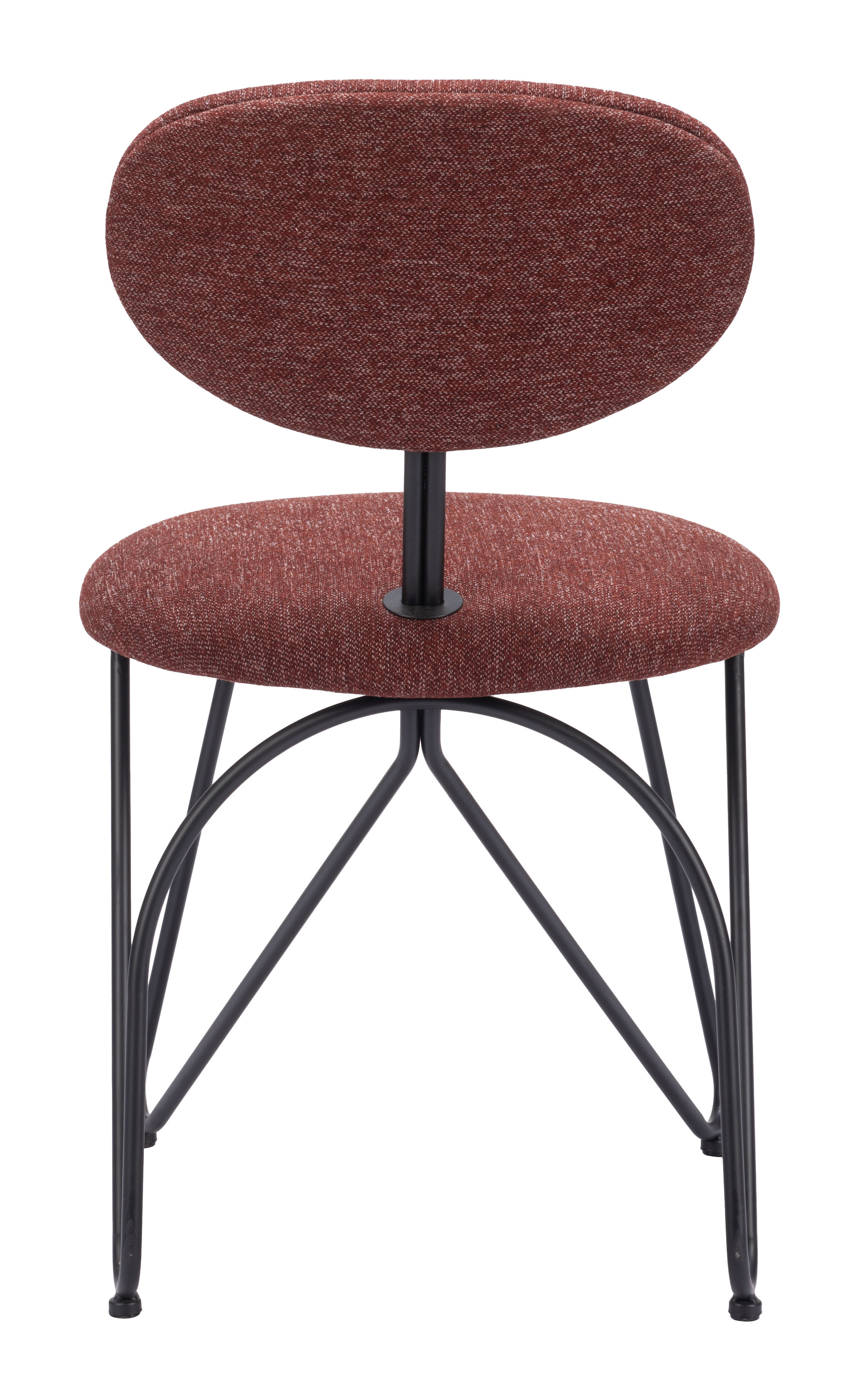 ZUO Novi Dining Chair (Set of 2) - Maroon Brown