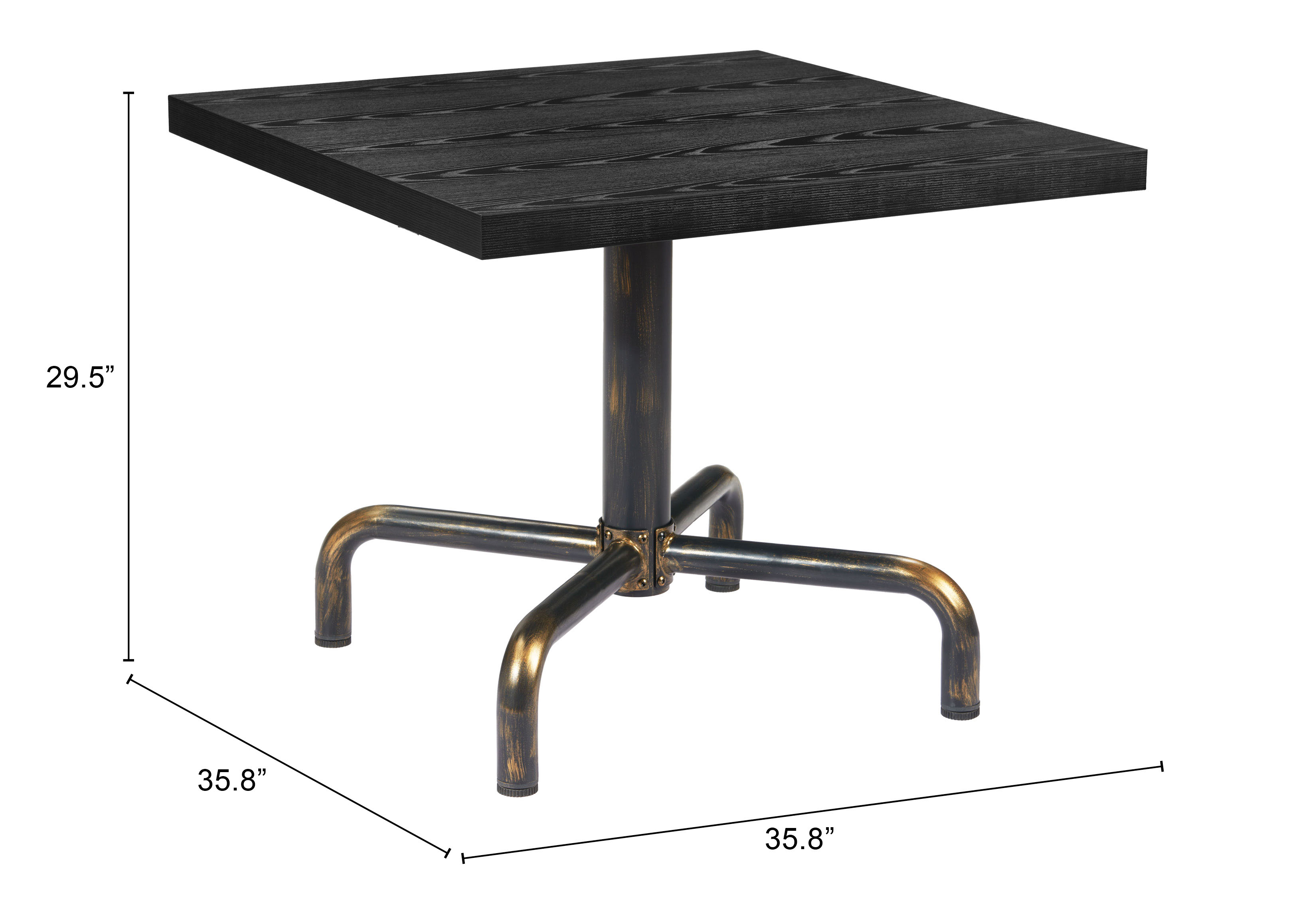 ZUO - Neum Bistro Table in Black