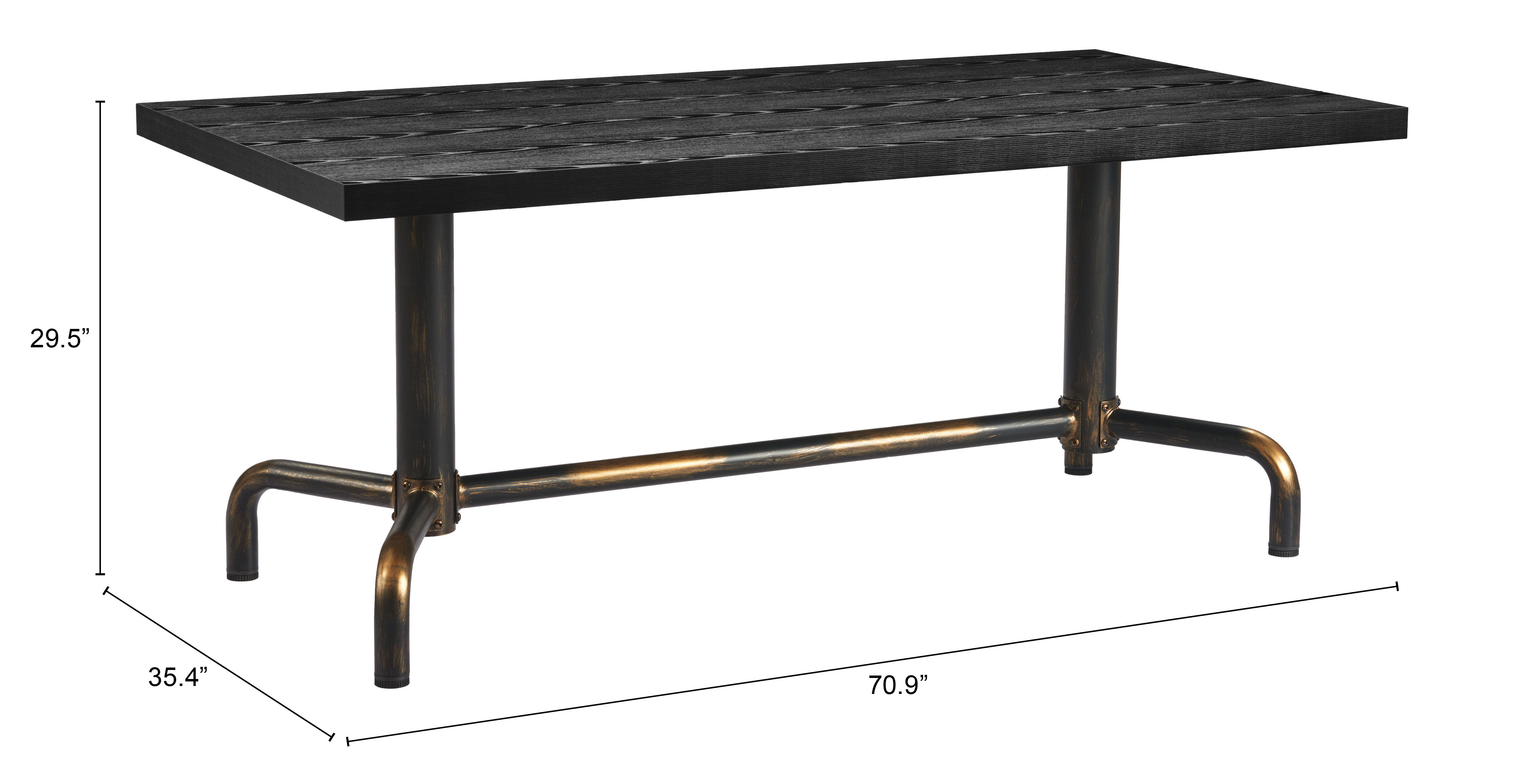 ZUO - Neum Dining Table in Black