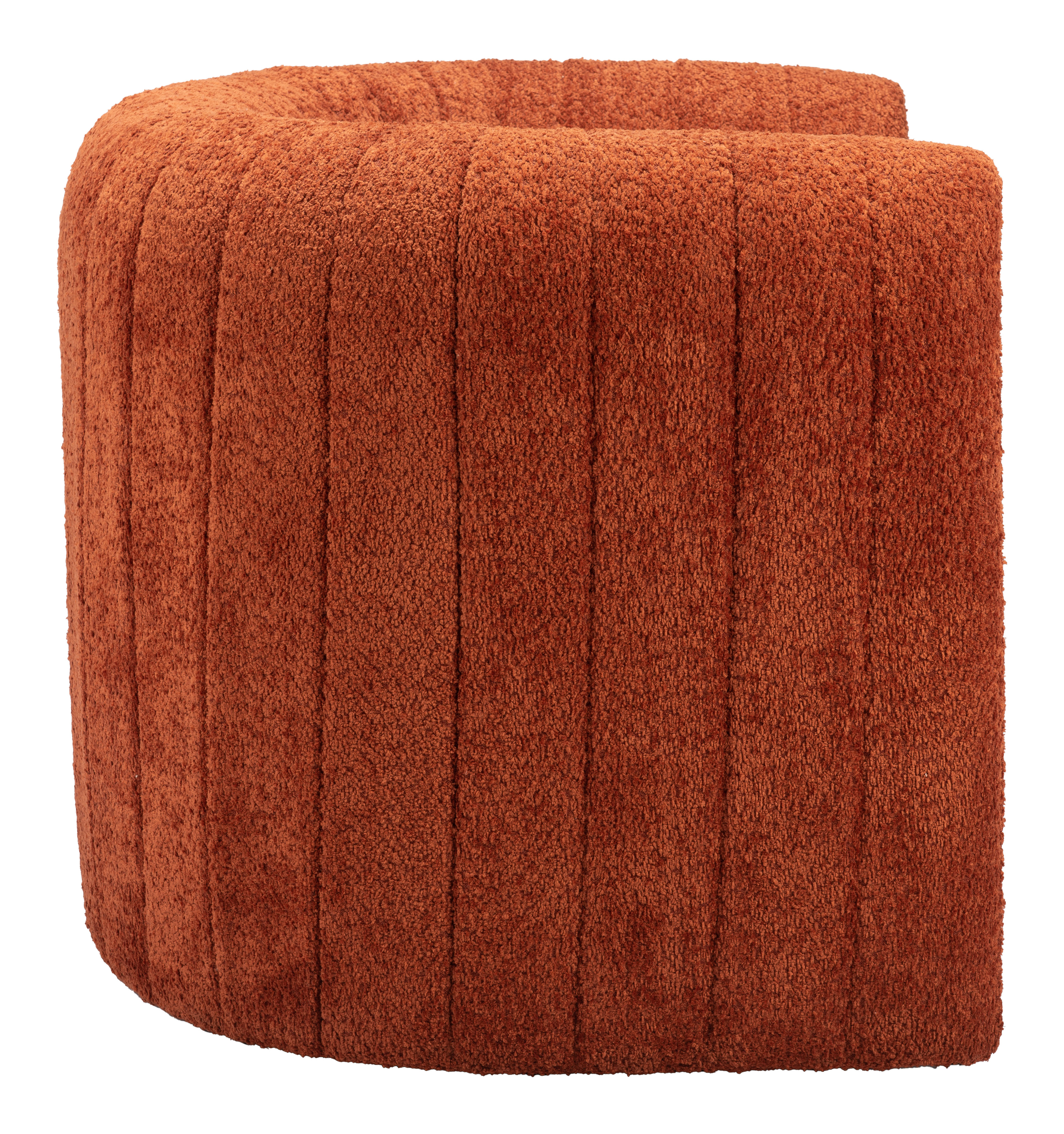 ZUO™ Viana Accent Chair - Burnt Orange