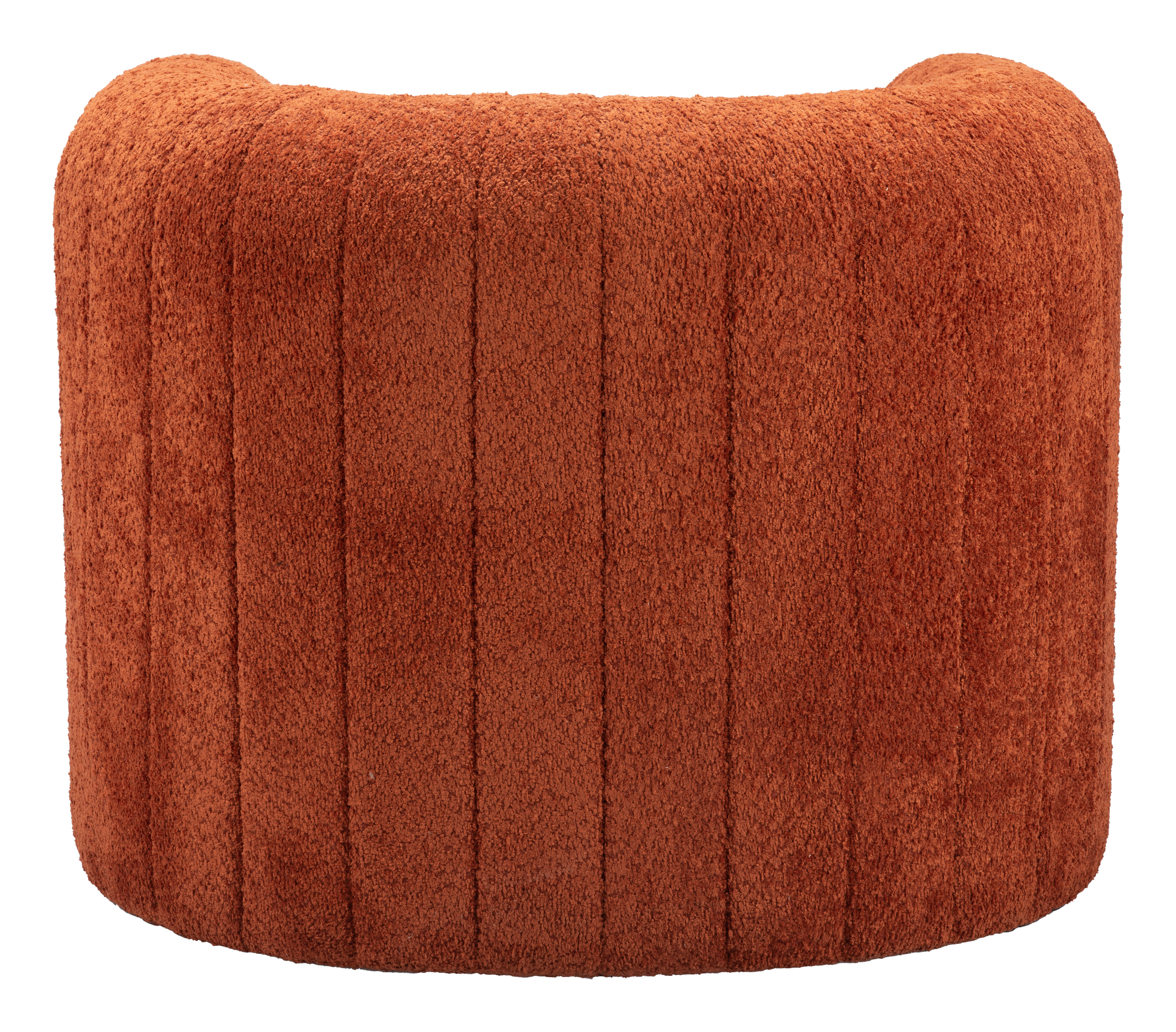 ZUO™ Viana Accent Chair - Burnt Orange