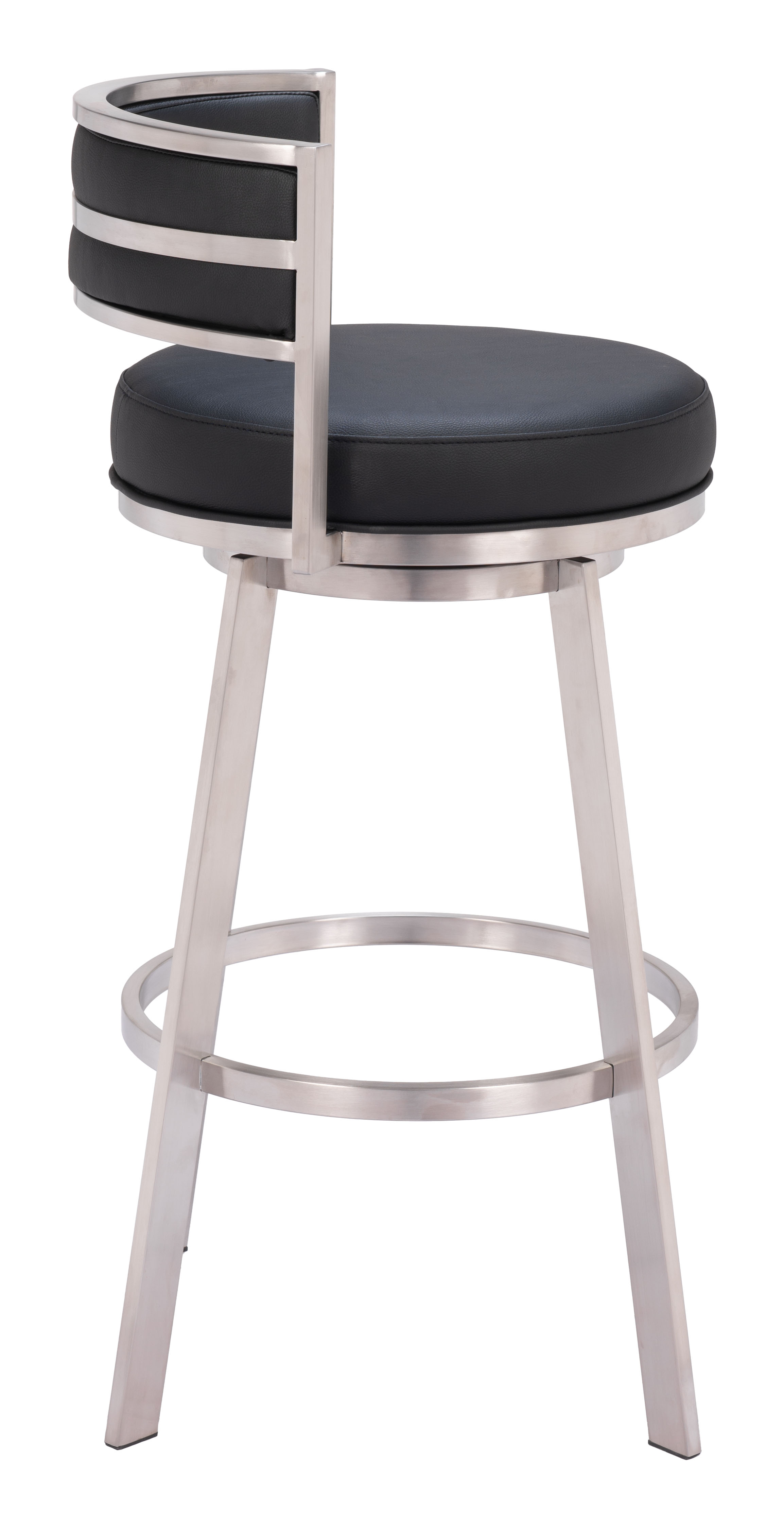 ZUO - Gimsby Swivel Barstool in Black