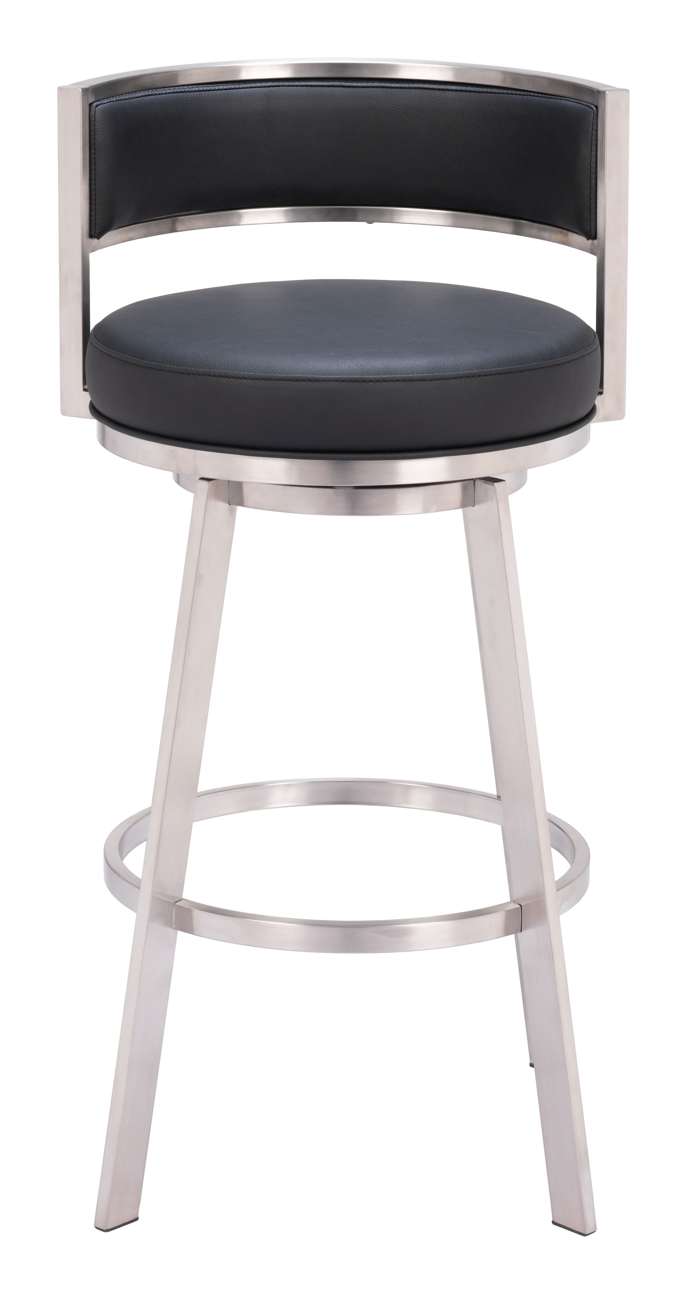 ZUO - Gimsby Swivel Barstool in Black