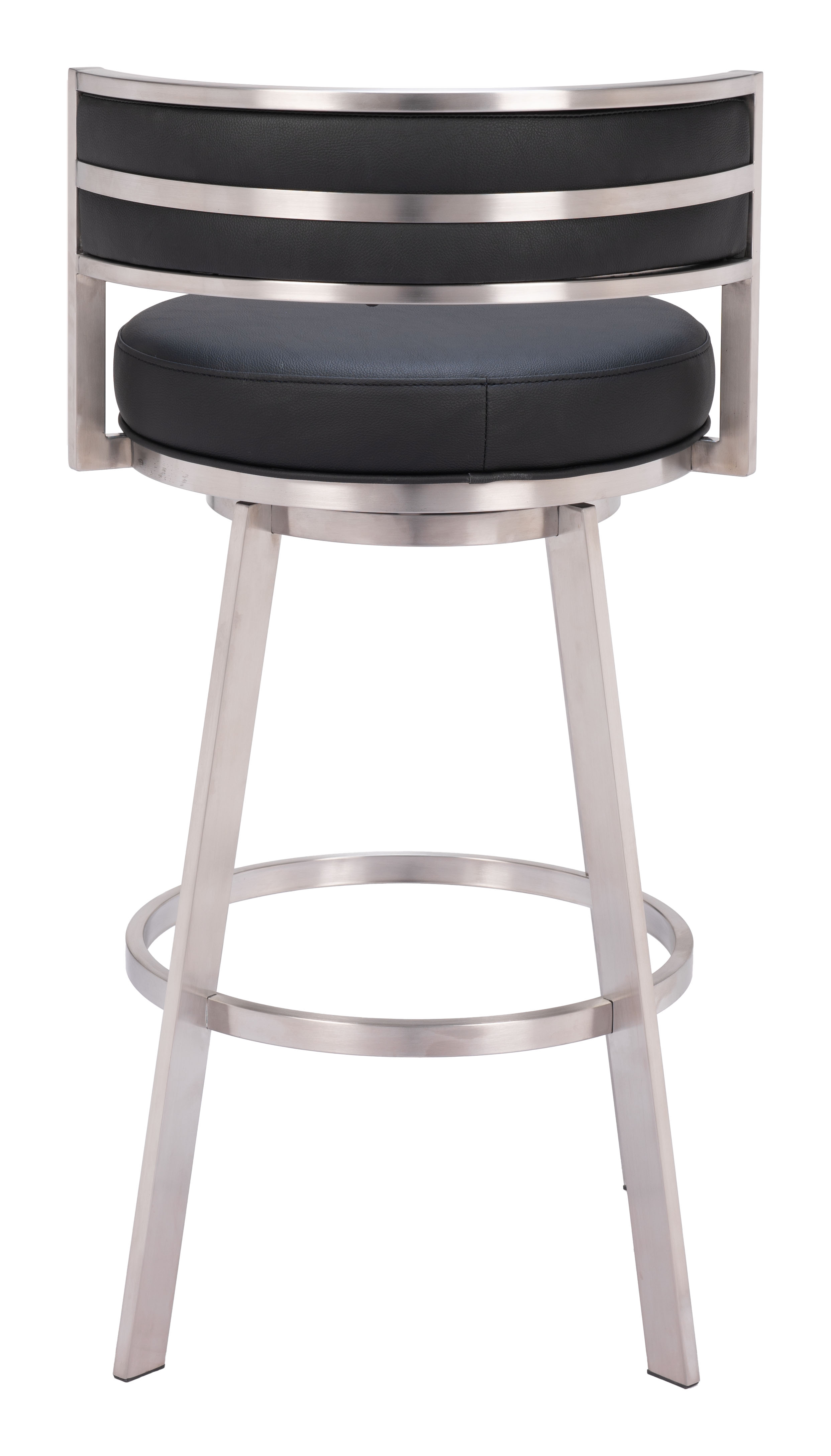 ZUO - Gimsby Swivel Barstool in Black