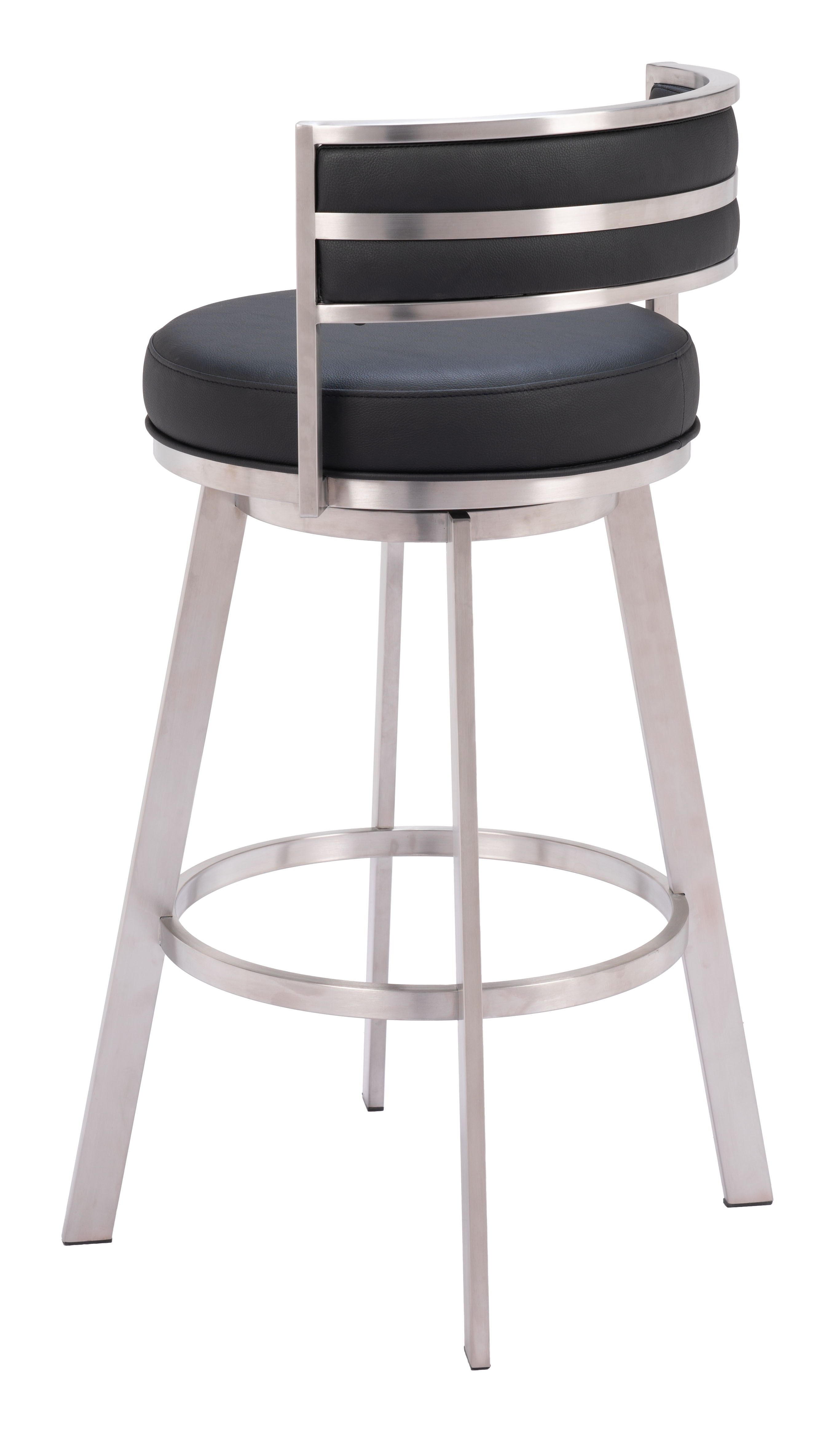 ZUO - Gimsby Swivel Barstool in Black