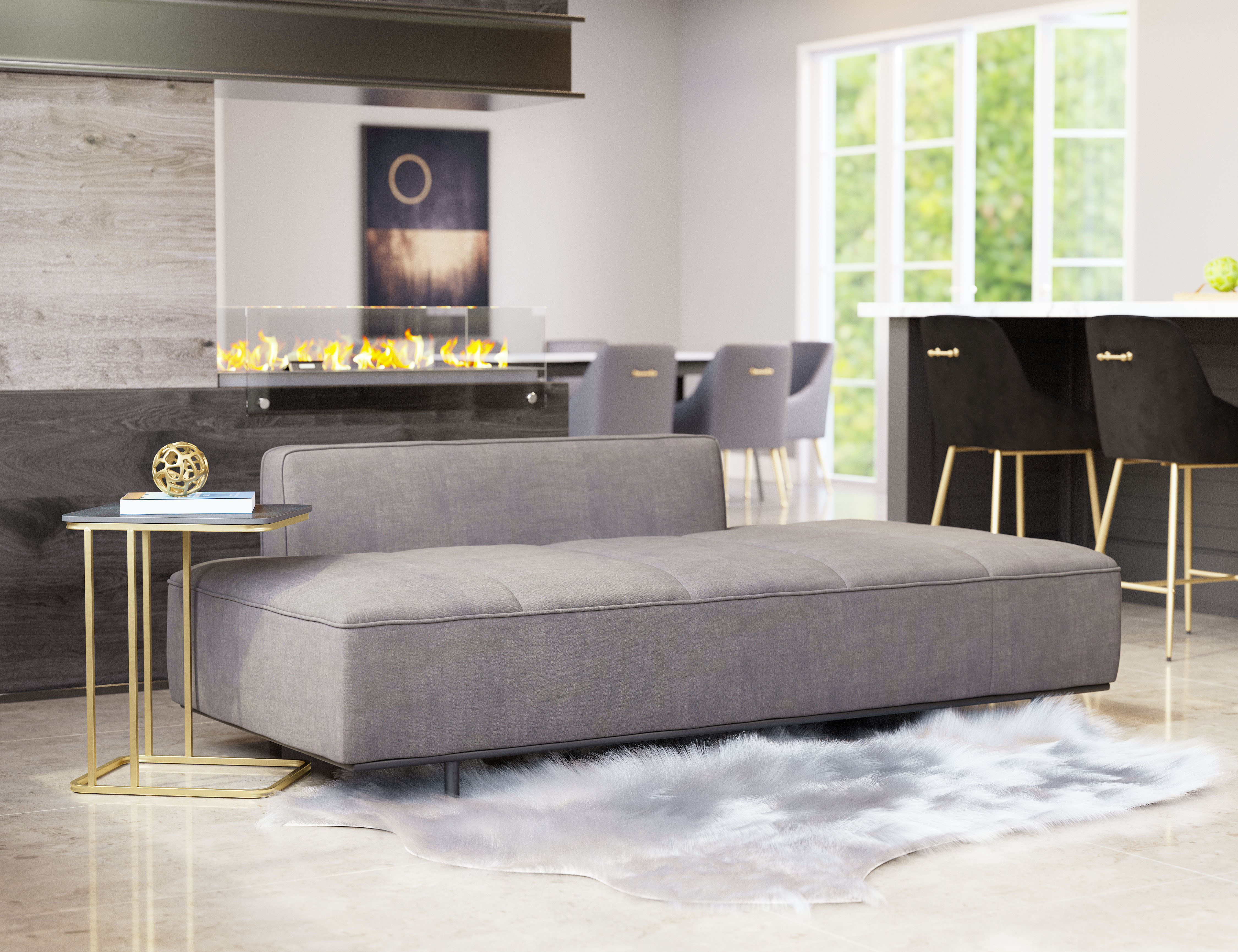 ZUO Confection Sofa - Gray