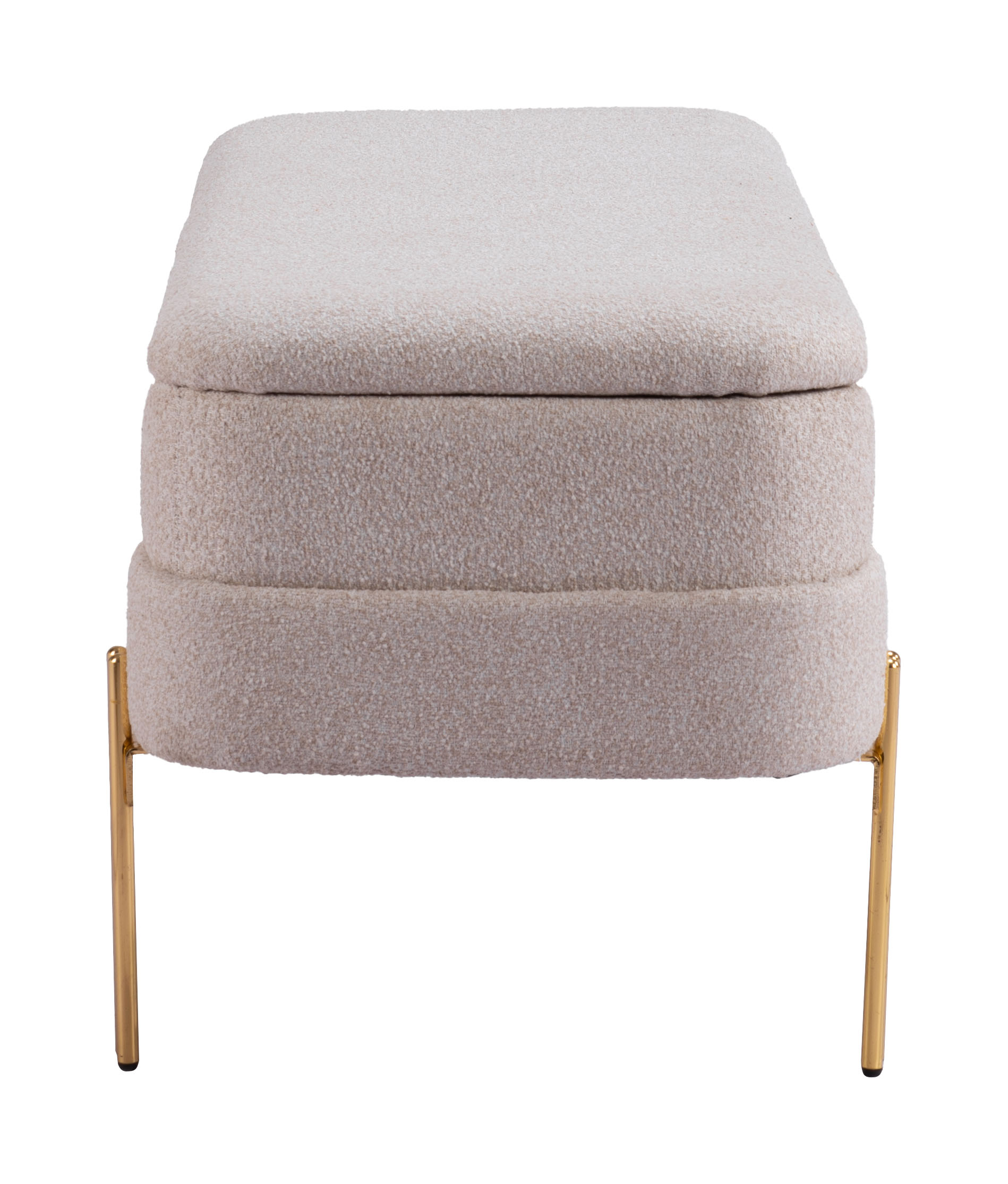 ZUO - Lebreton Storage Bench in Oatmeal Beige