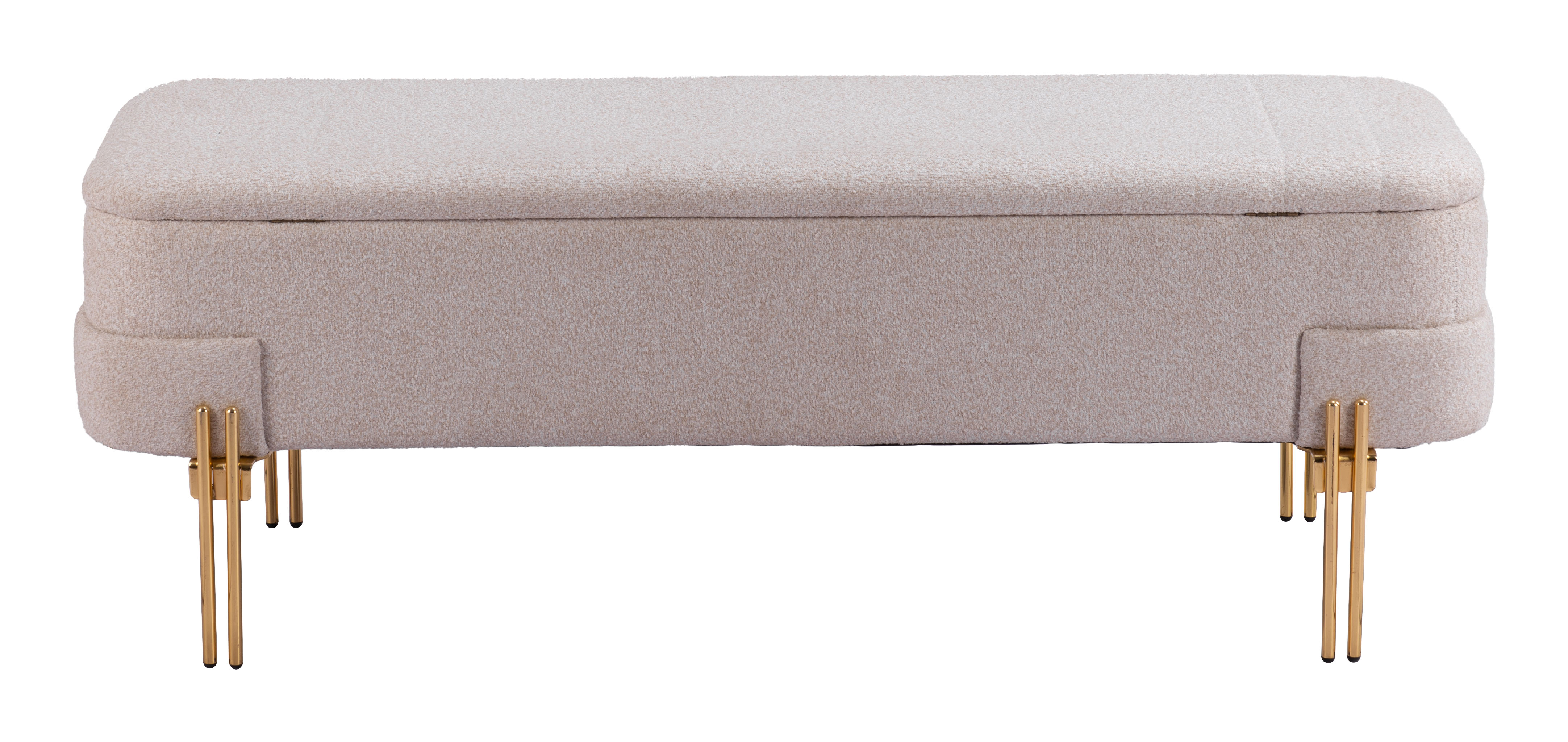 ZUO - Lebreton Storage Bench in Oatmeal Beige