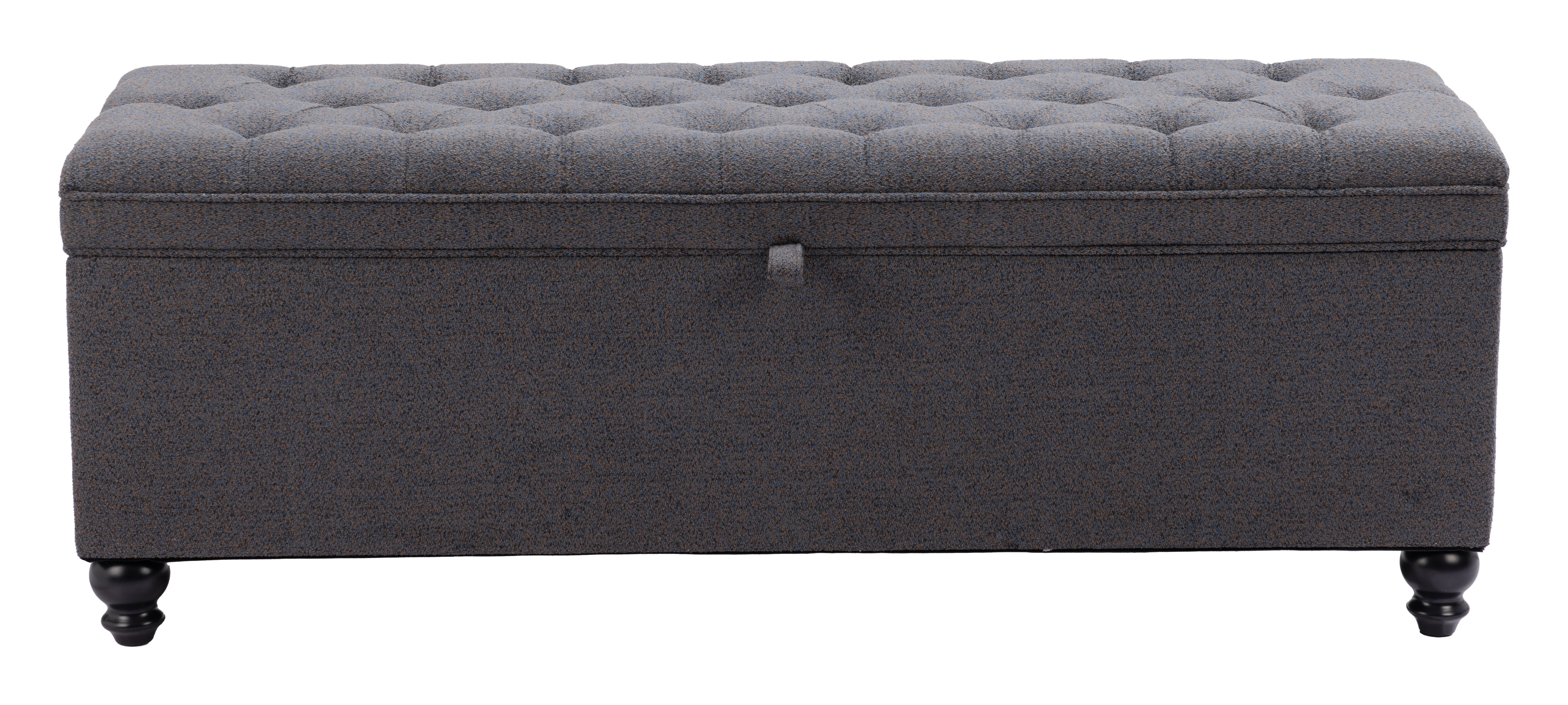 ZUO - Halifax Storage Bench in Gravel Gray