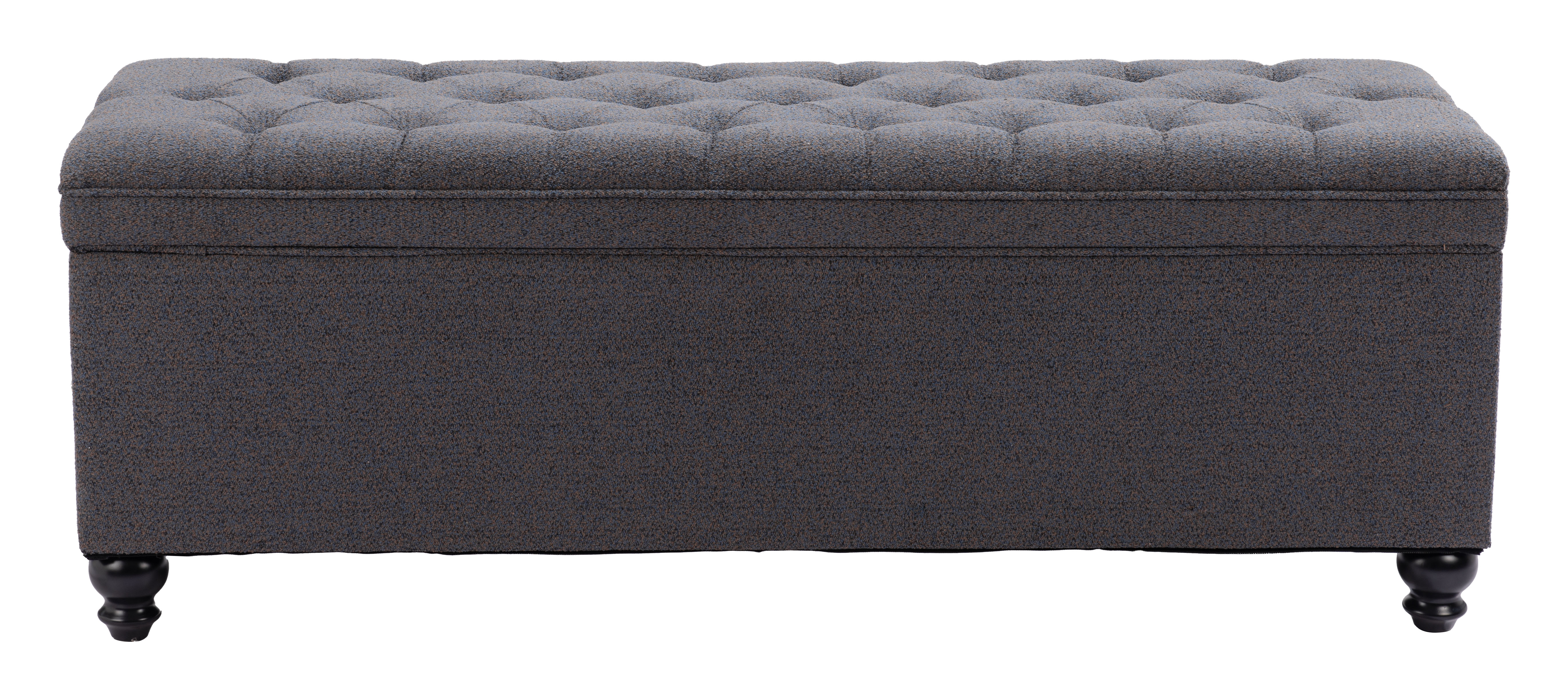 ZUO - Halifax Storage Bench in Gravel Gray