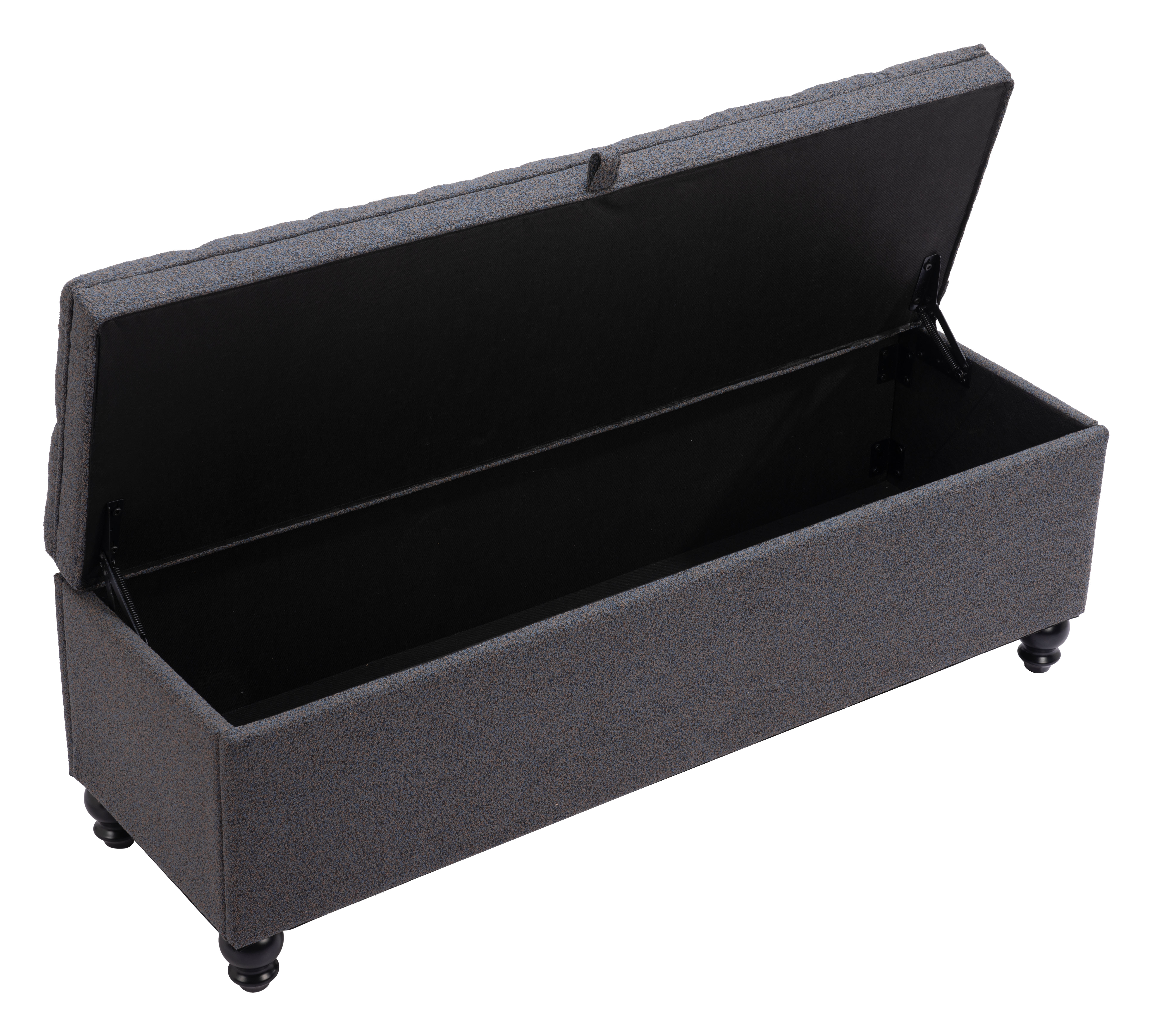 ZUO - Halifax Storage Bench in Gravel Gray