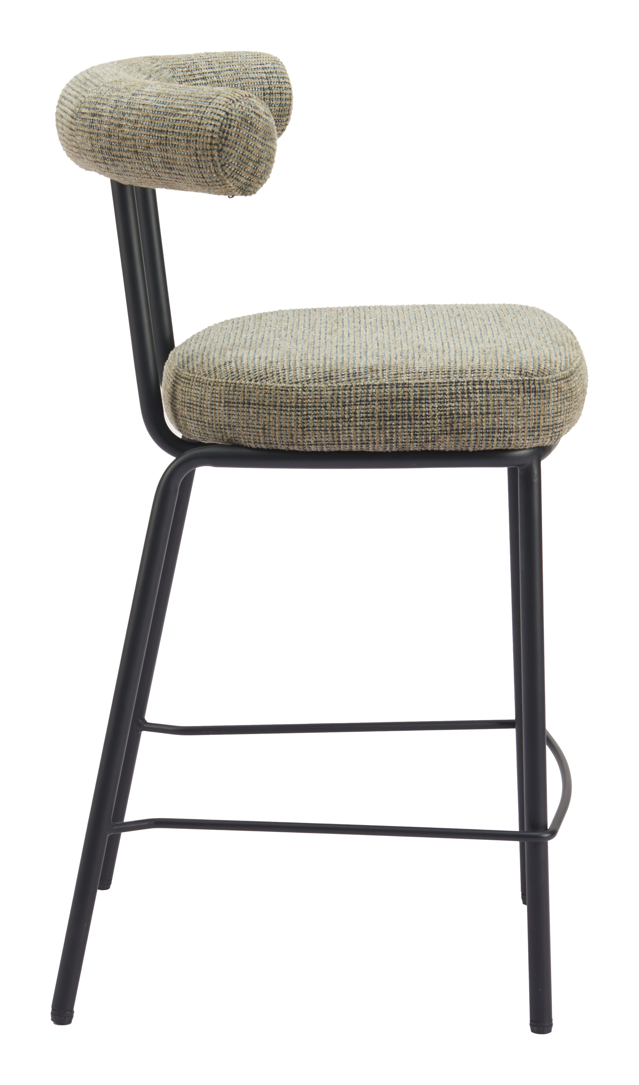 ZUO - Kede Counter Stool in Green Tweed