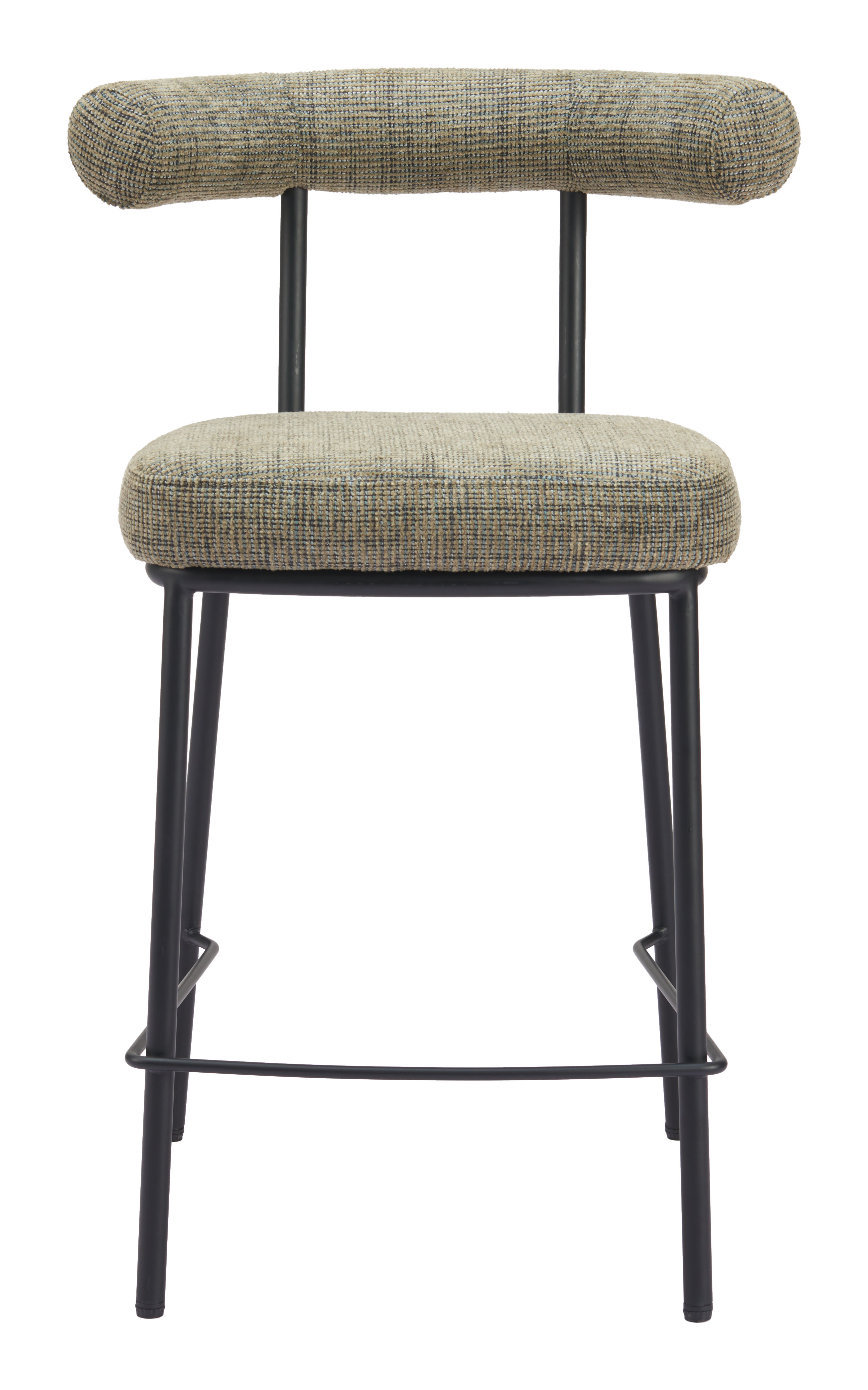 ZUO - Kede Counter Stool in Green Tweed