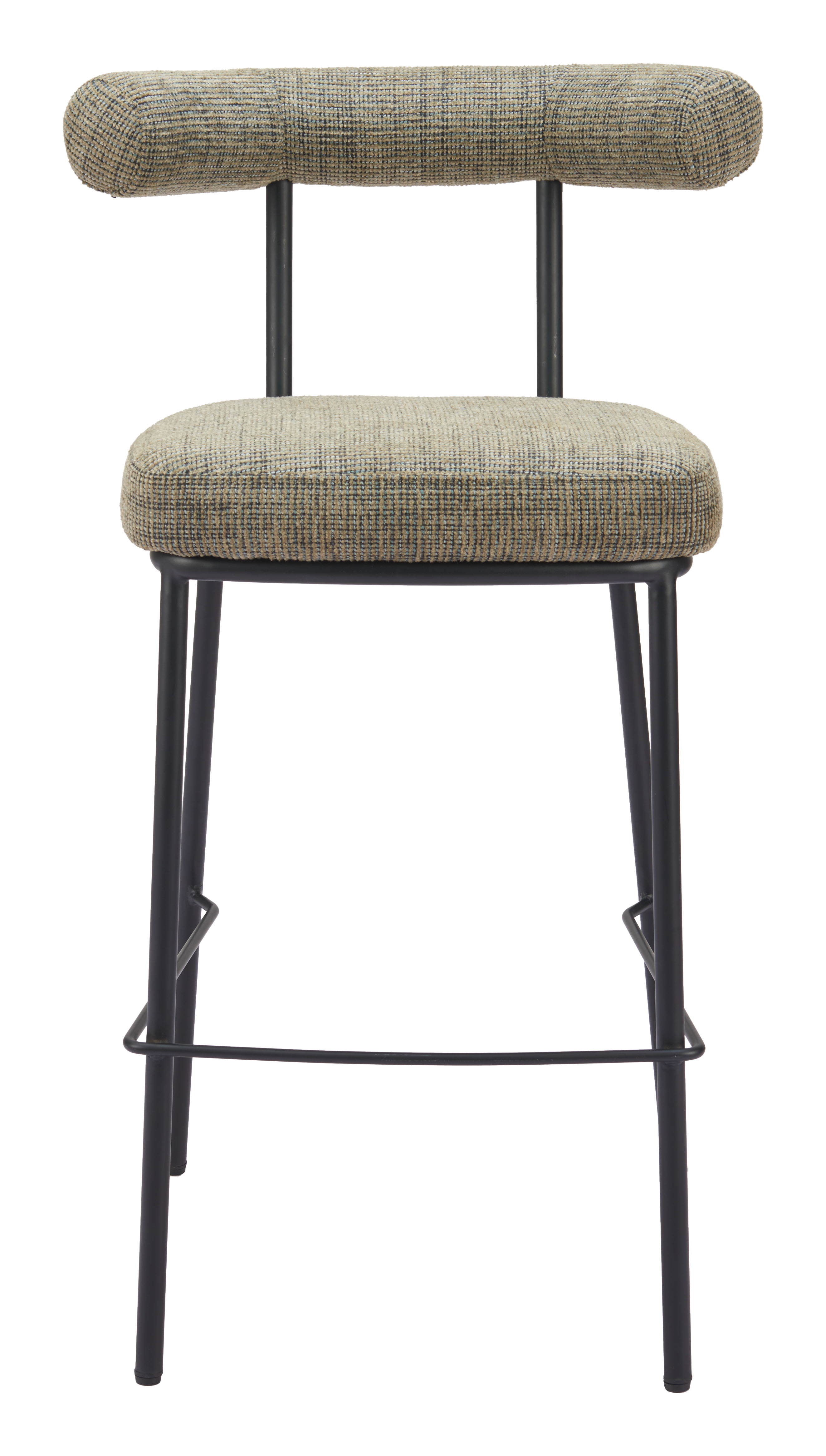 ZUO - Kede Barstool in Green Tweed