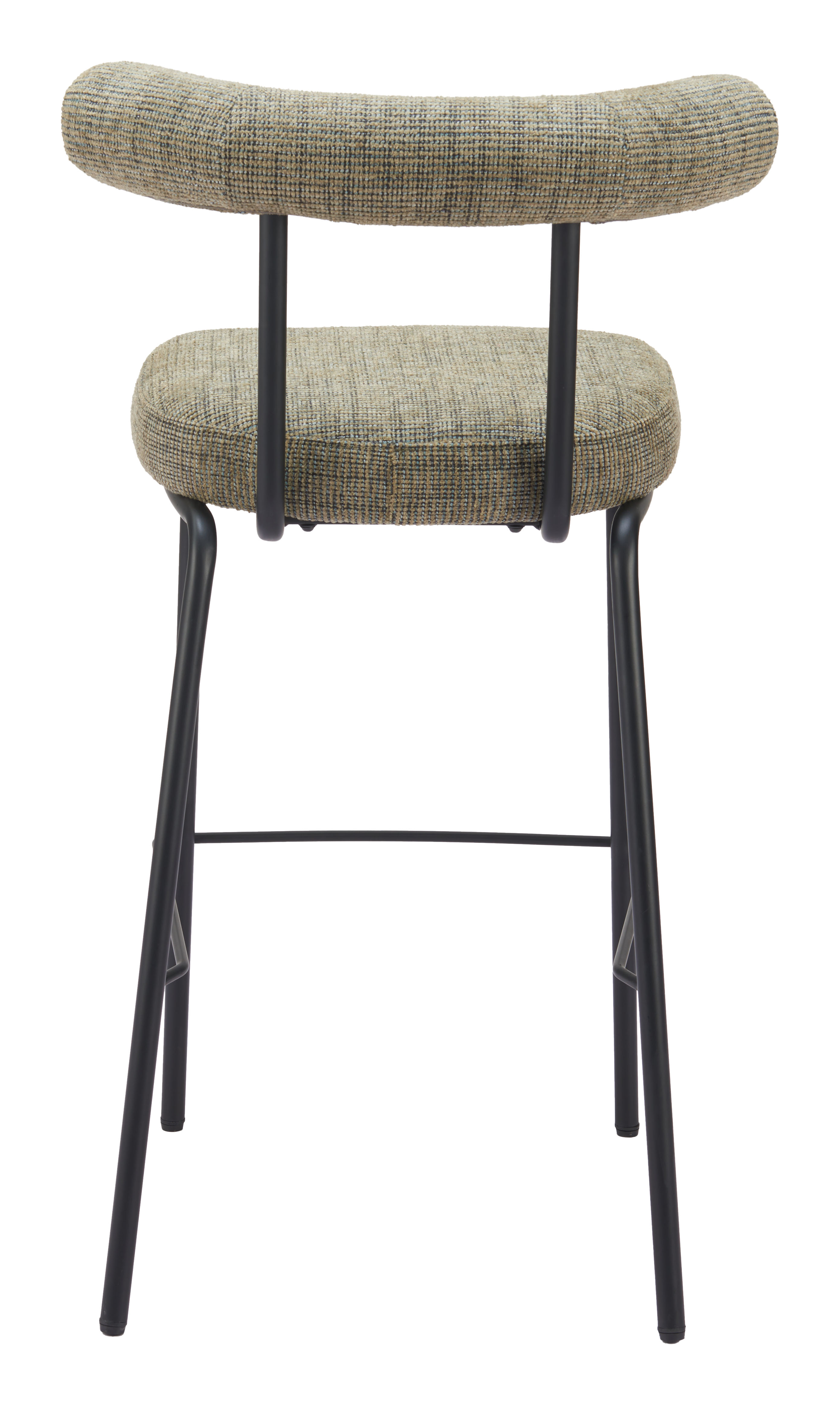 ZUO - Kede Barstool in Green Tweed