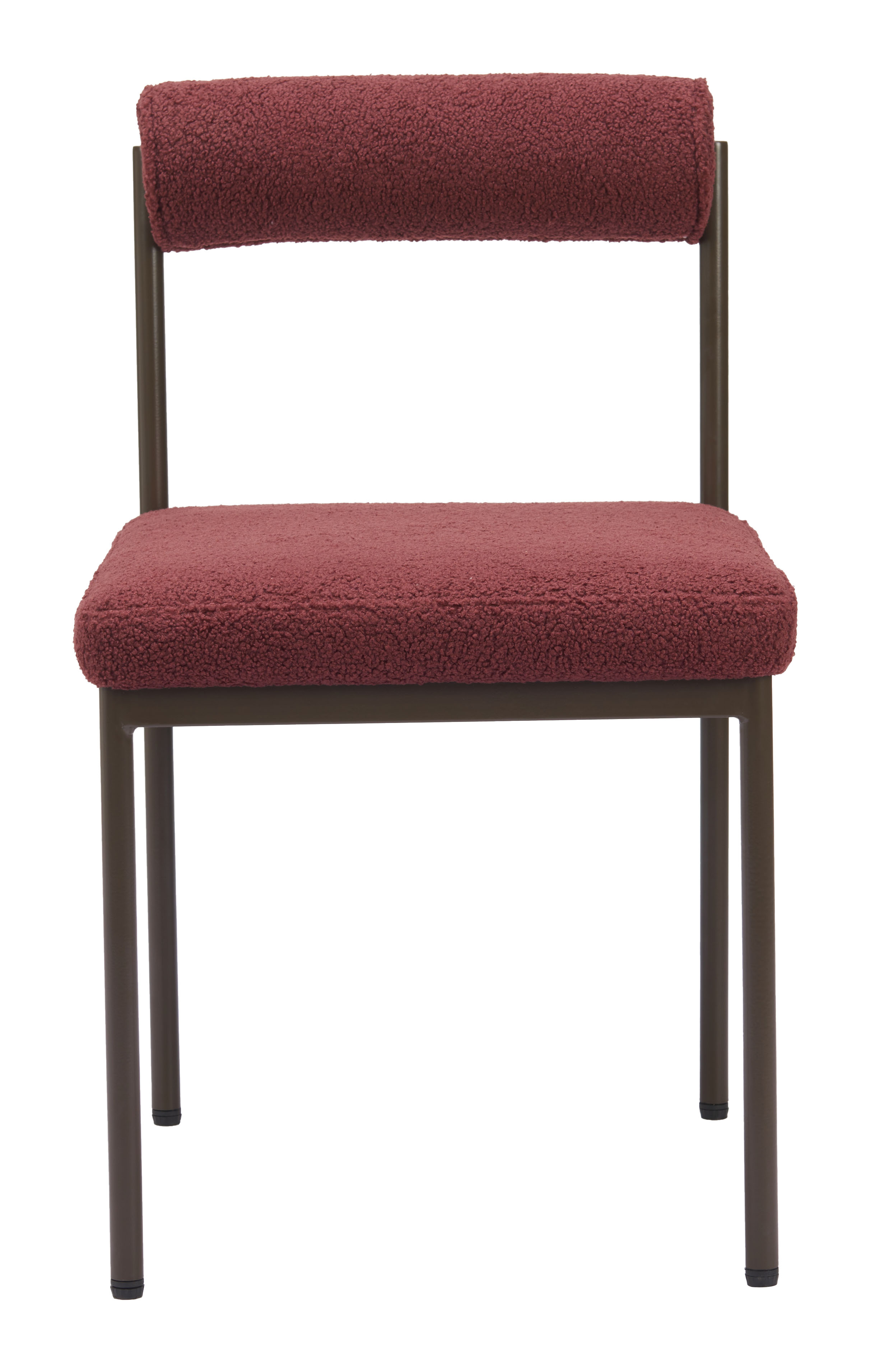 ZUO Livorno Dining Chair - Red/Bronze