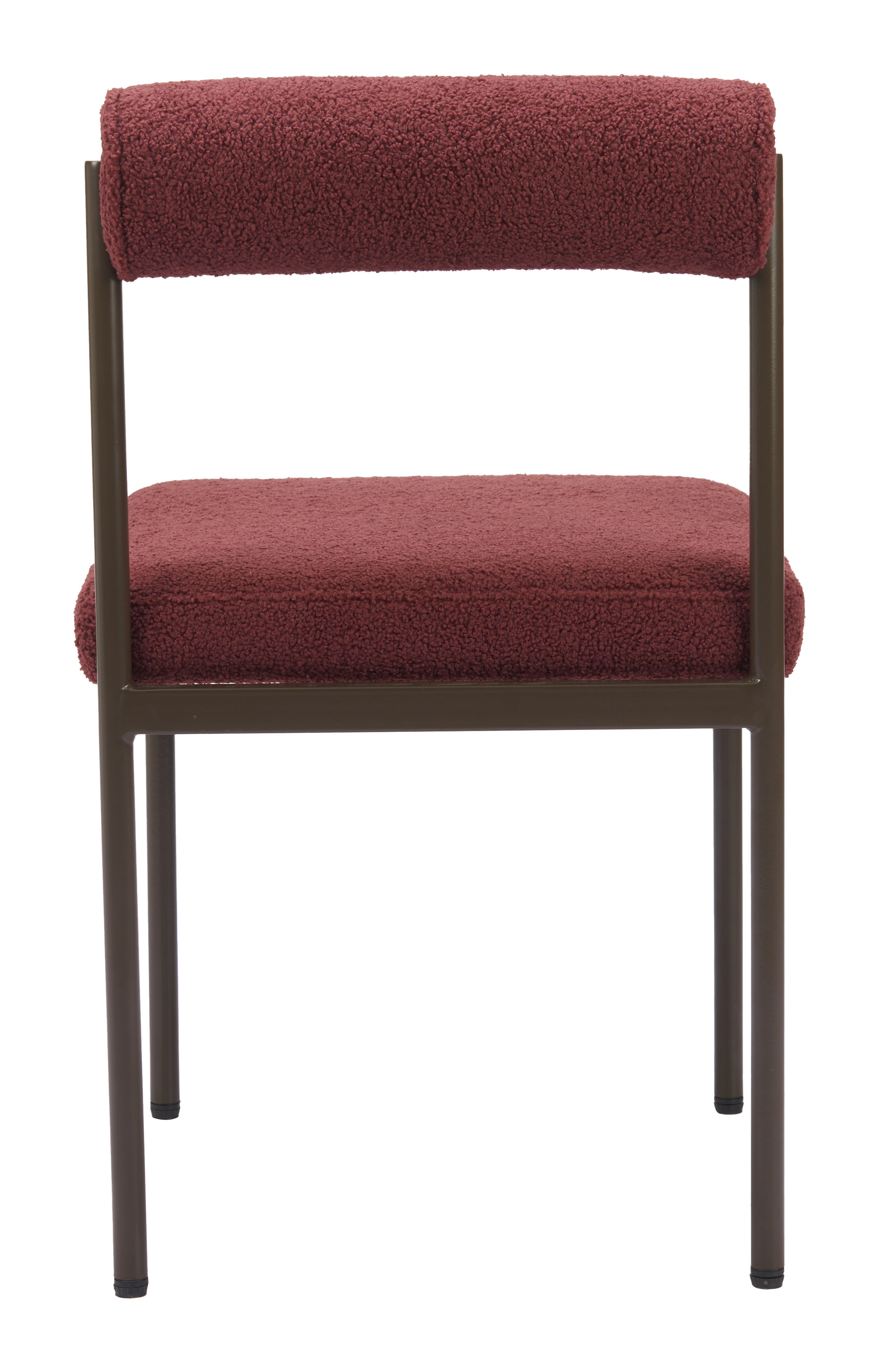 ZUO Livorno Dining Chair - Red/Bronze