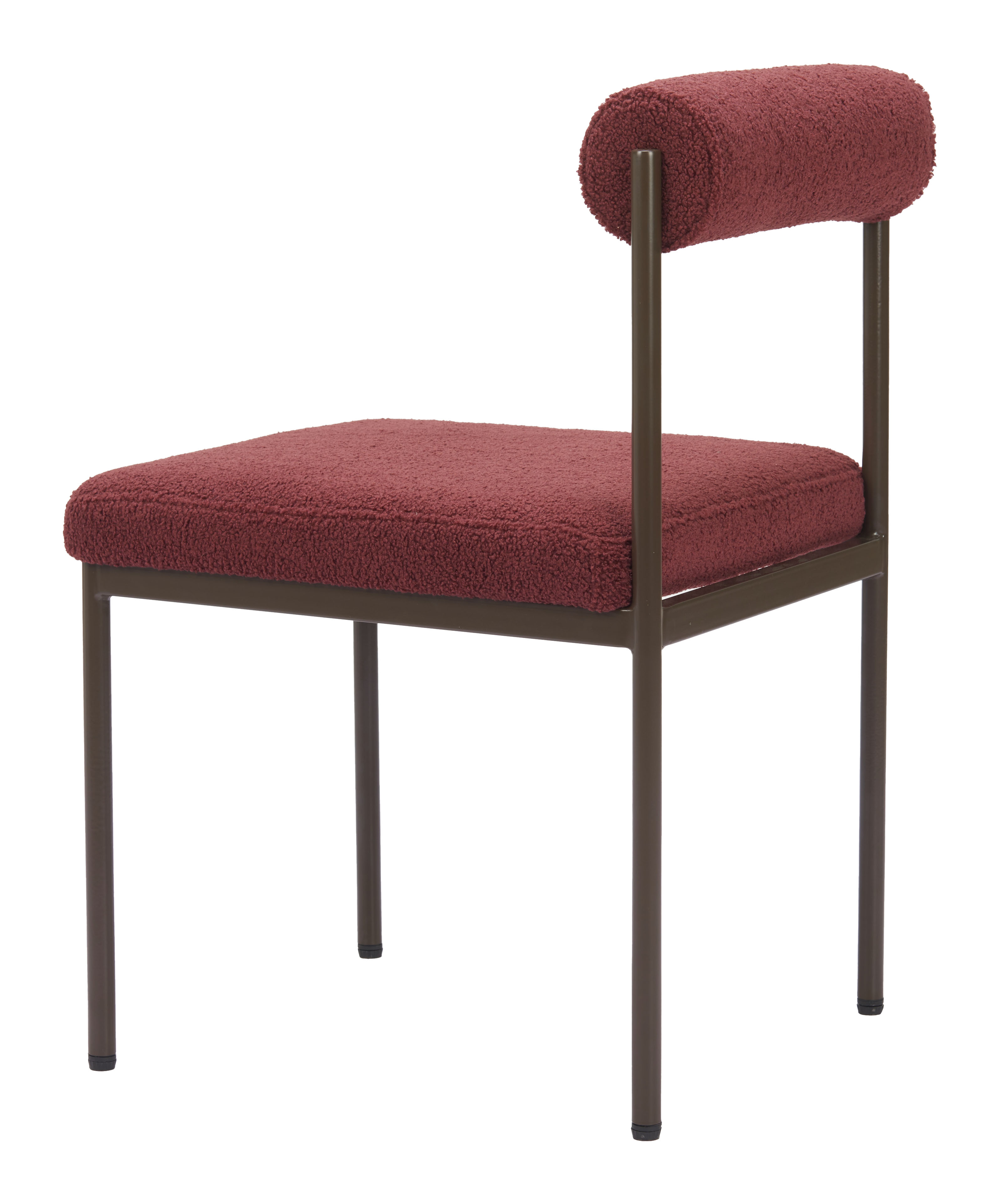 ZUO Livorno Dining Chair - Red/Bronze