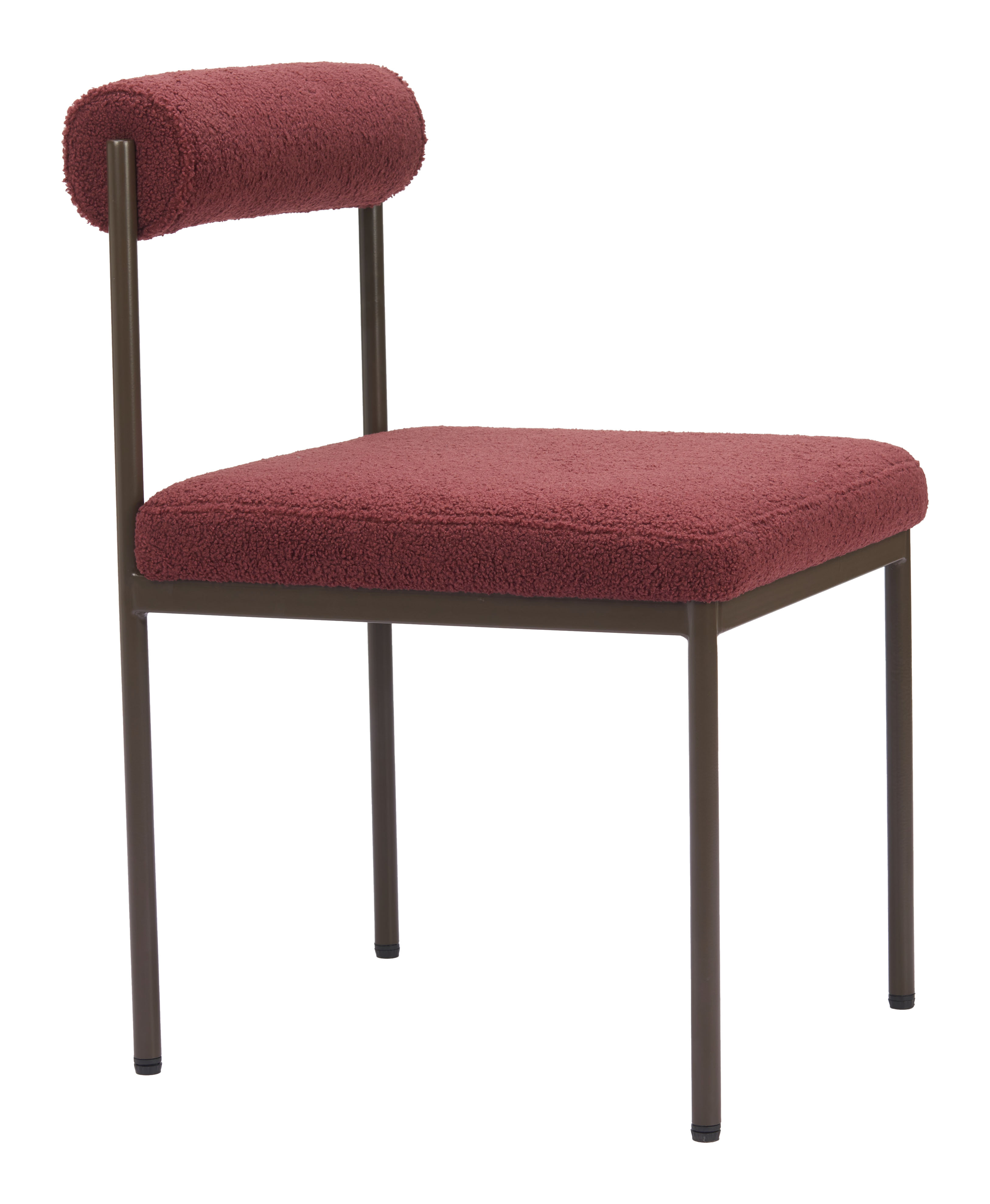 ZUO Livorno Dining Chair - Red/Bronze