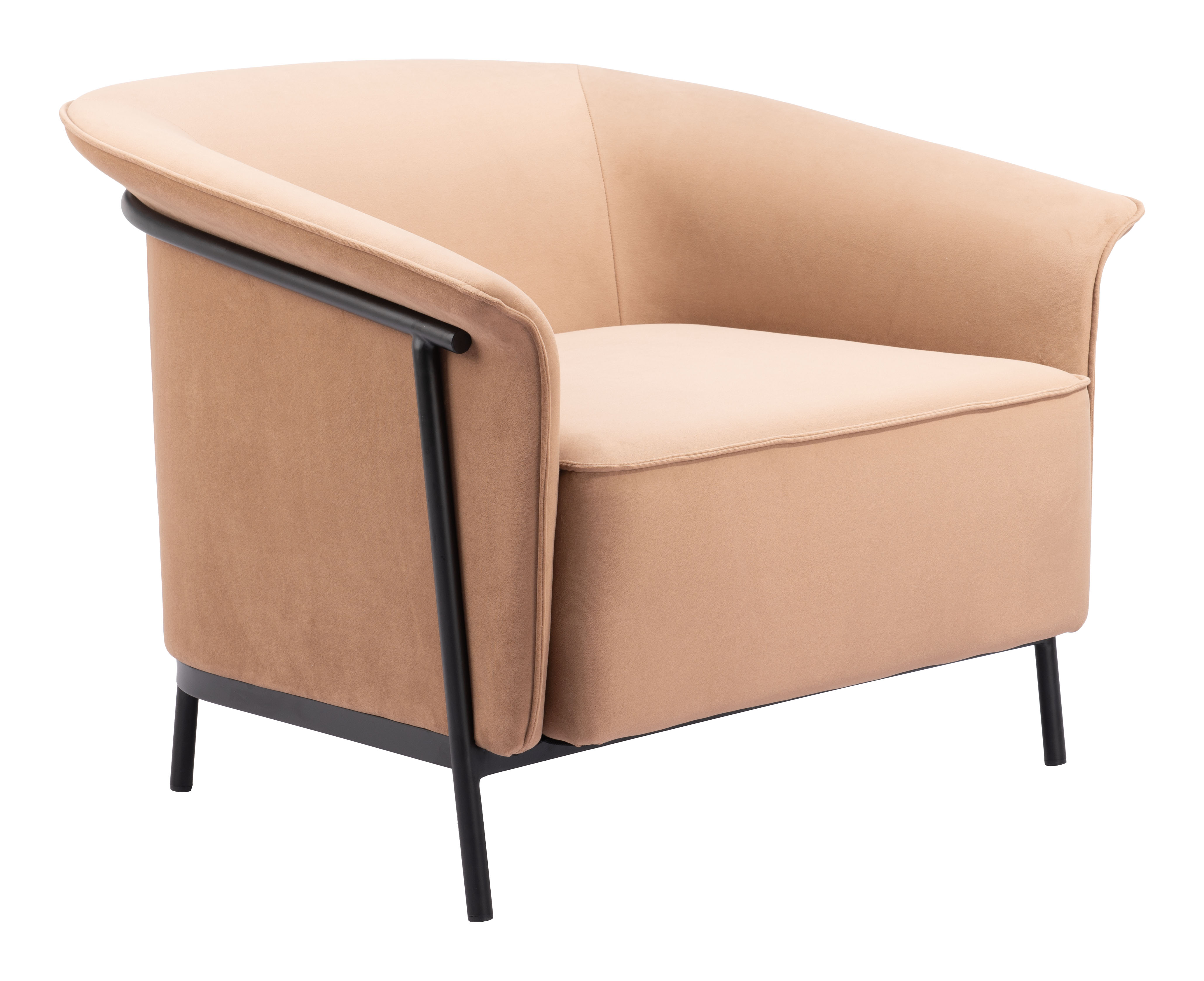 ZUO Burry Accent Chair - Tan