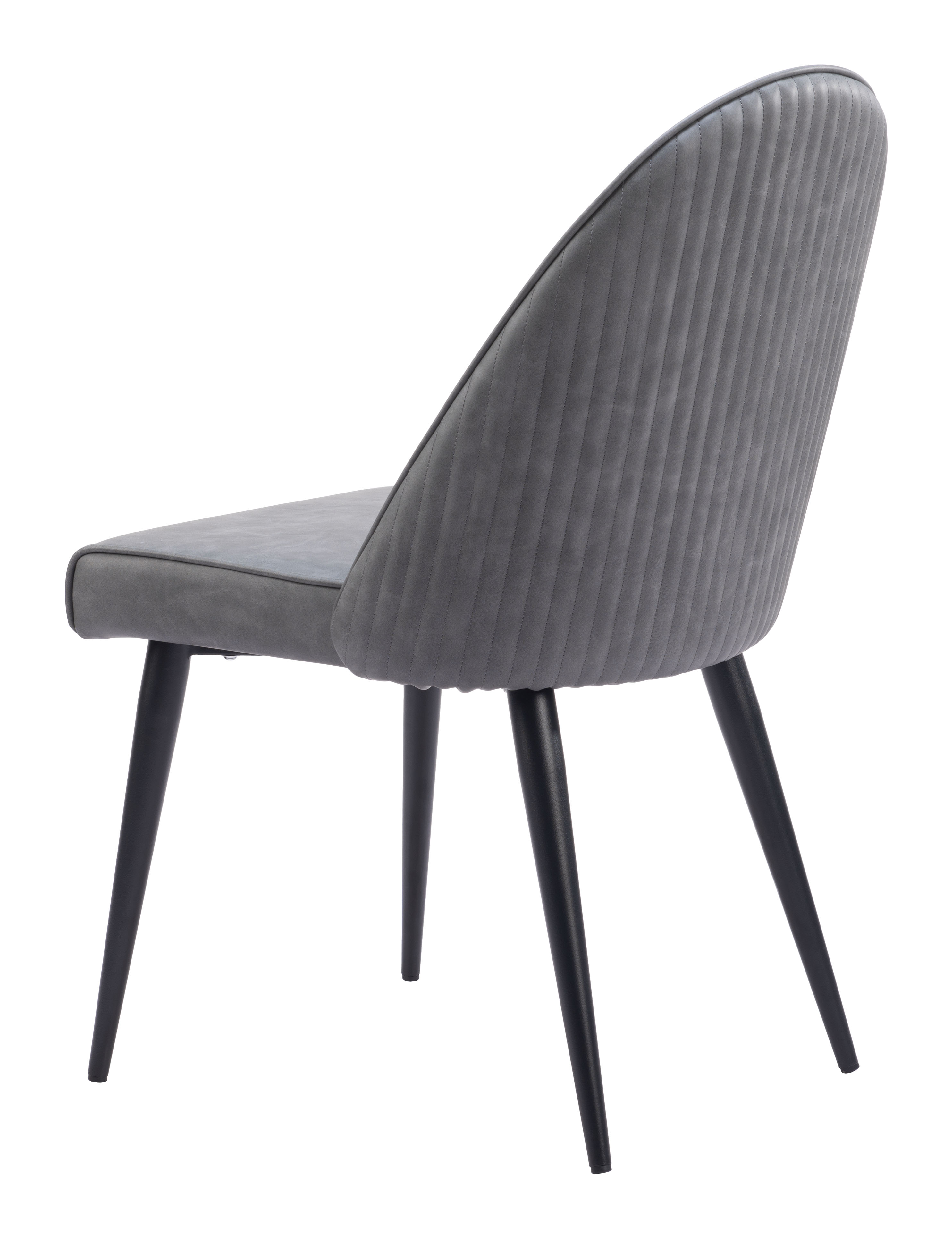 ZUO Silloth Armless Dining Chair (Set of 2) - Gray