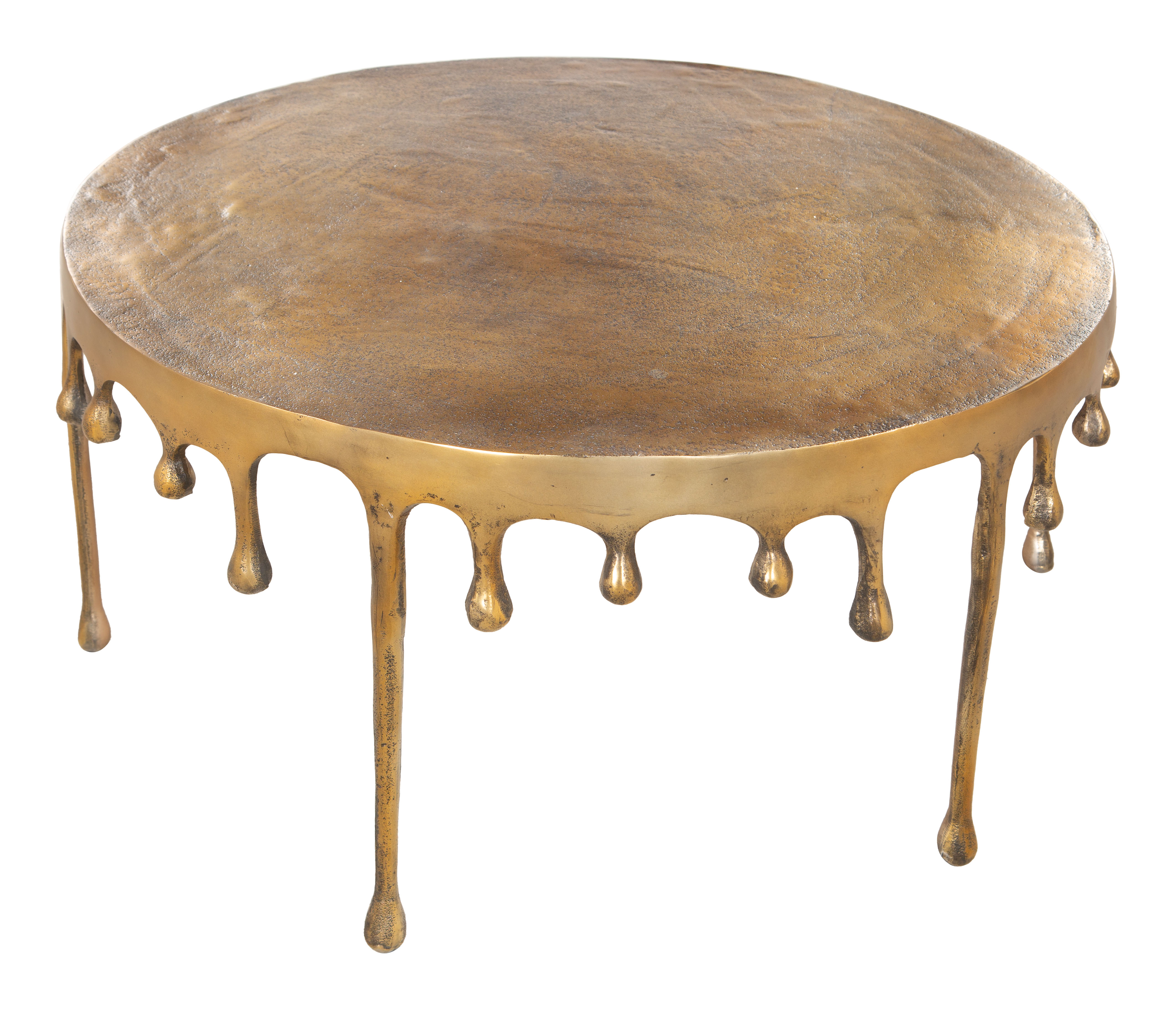 ZUO - Drip Coffee Table in Antique Brass