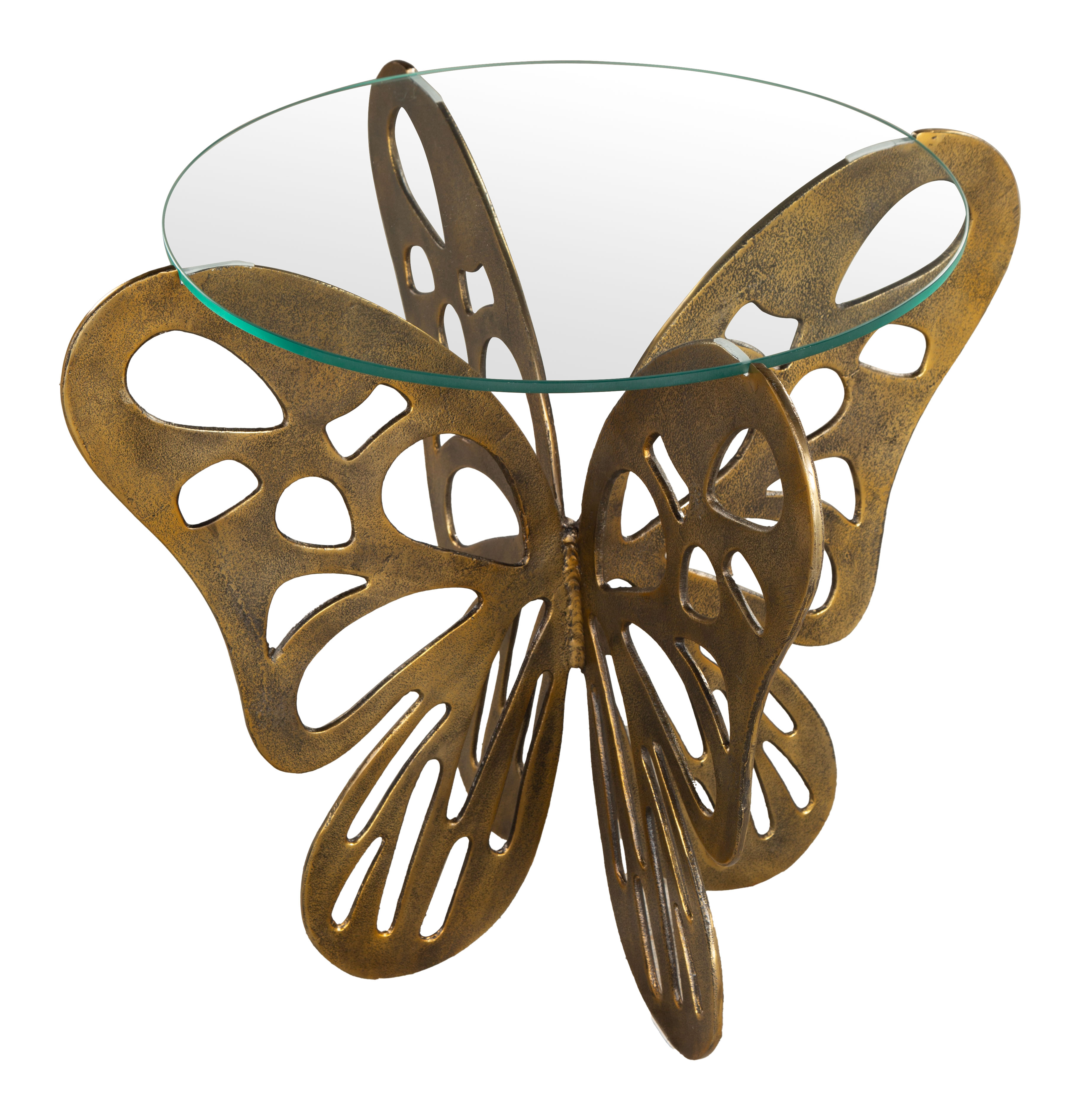 ZUO - Motyl Accent Table in Gold