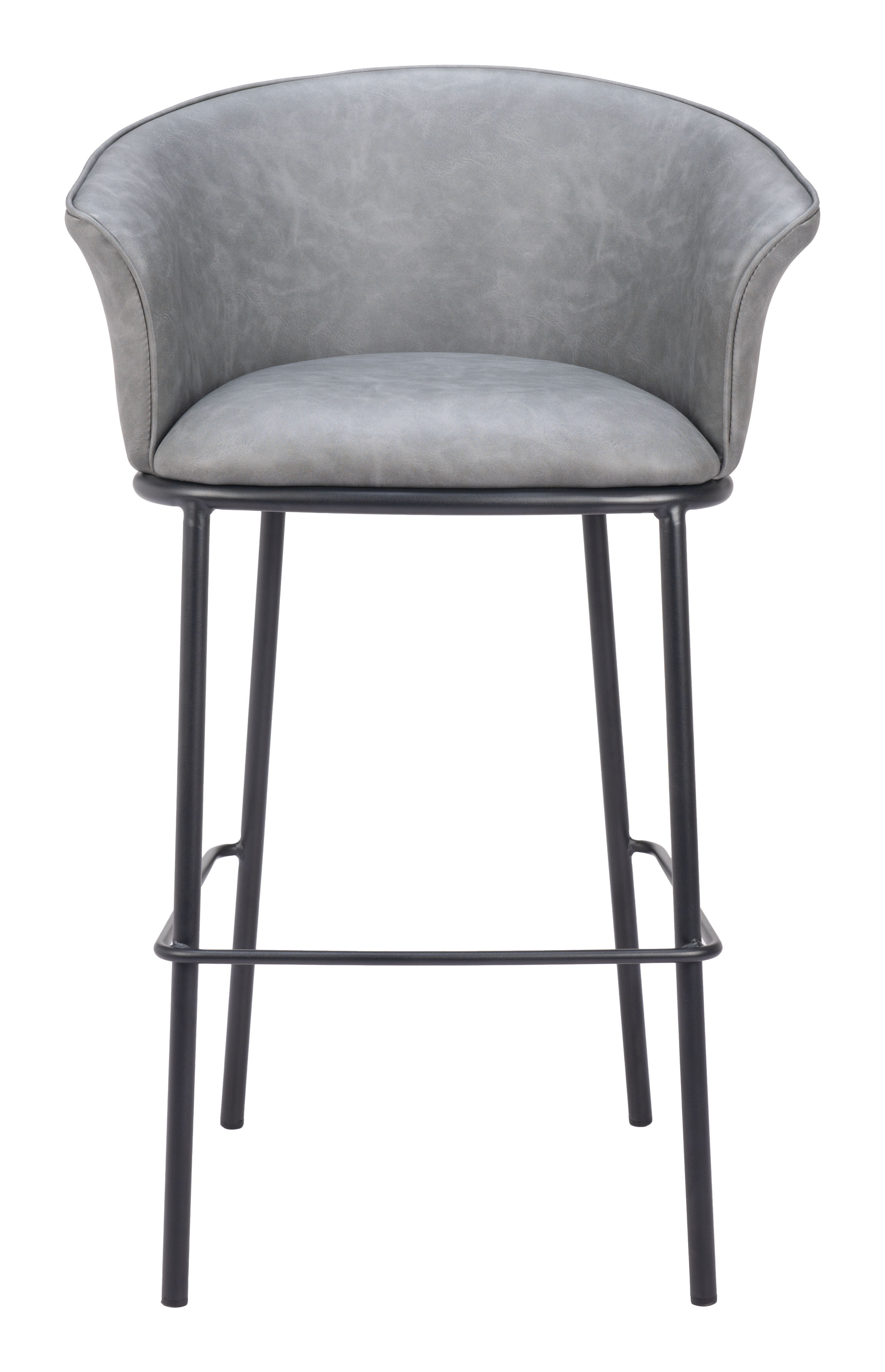 ZUO Garston Barstool - Gray