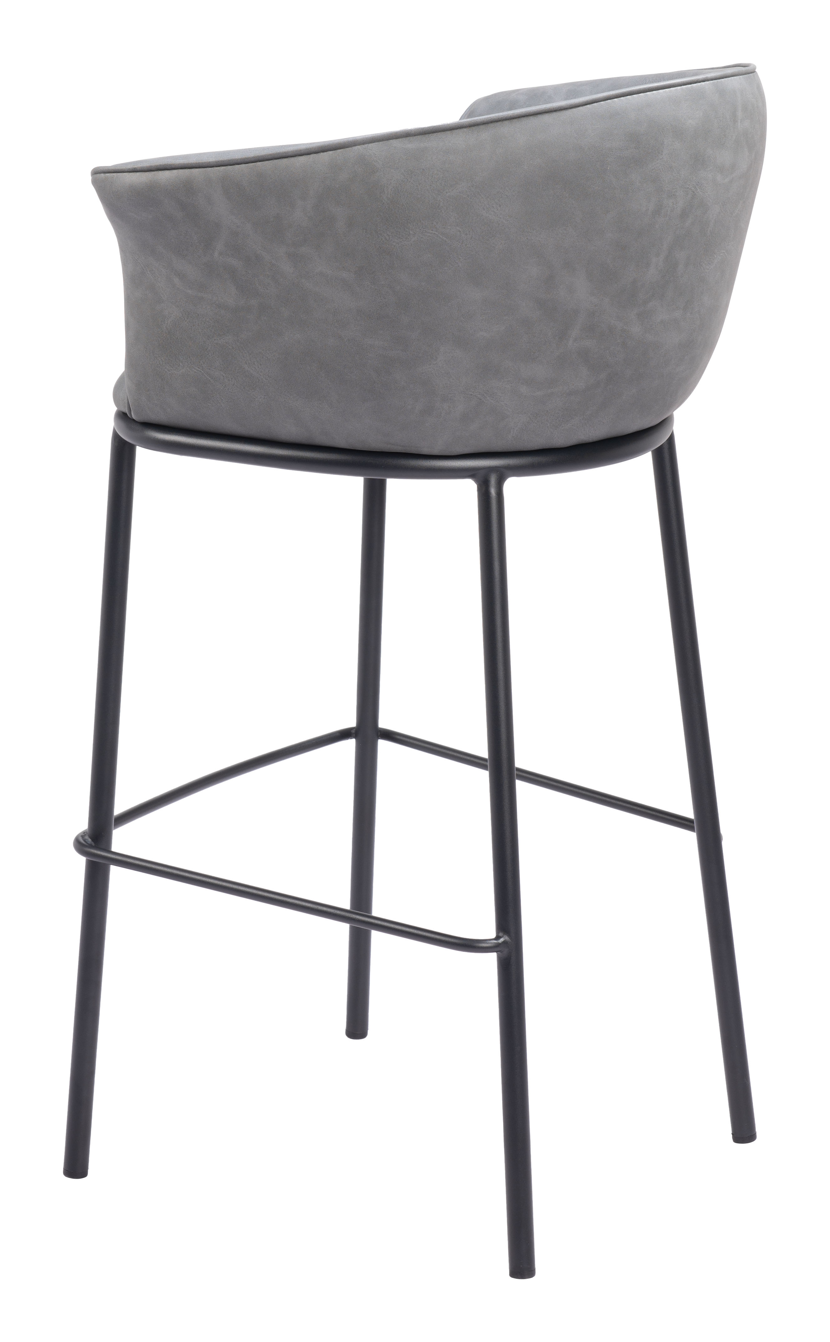 ZUO Garston Barstool - Gray