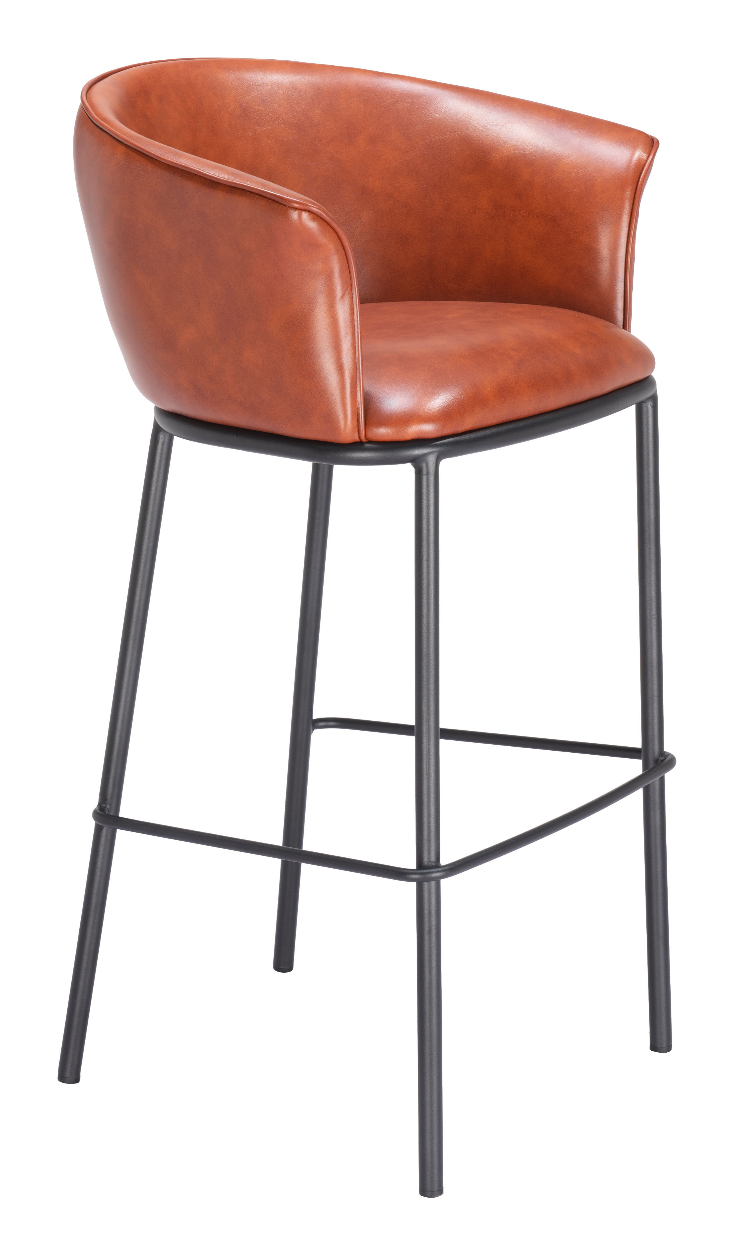 ZUO Garston Barstool - Brown