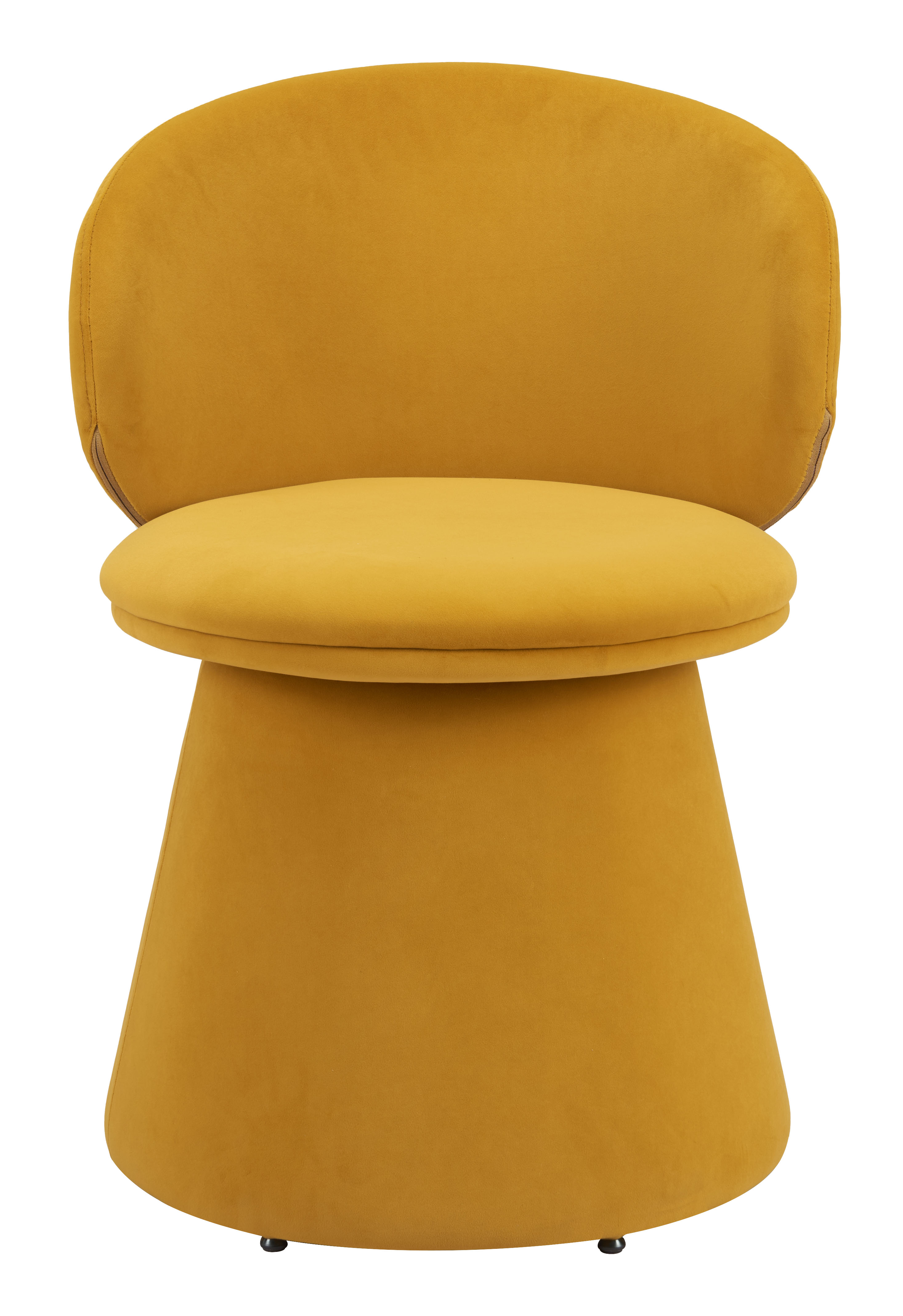 ZUO - Oblic Swivel Dining Chair in Orange