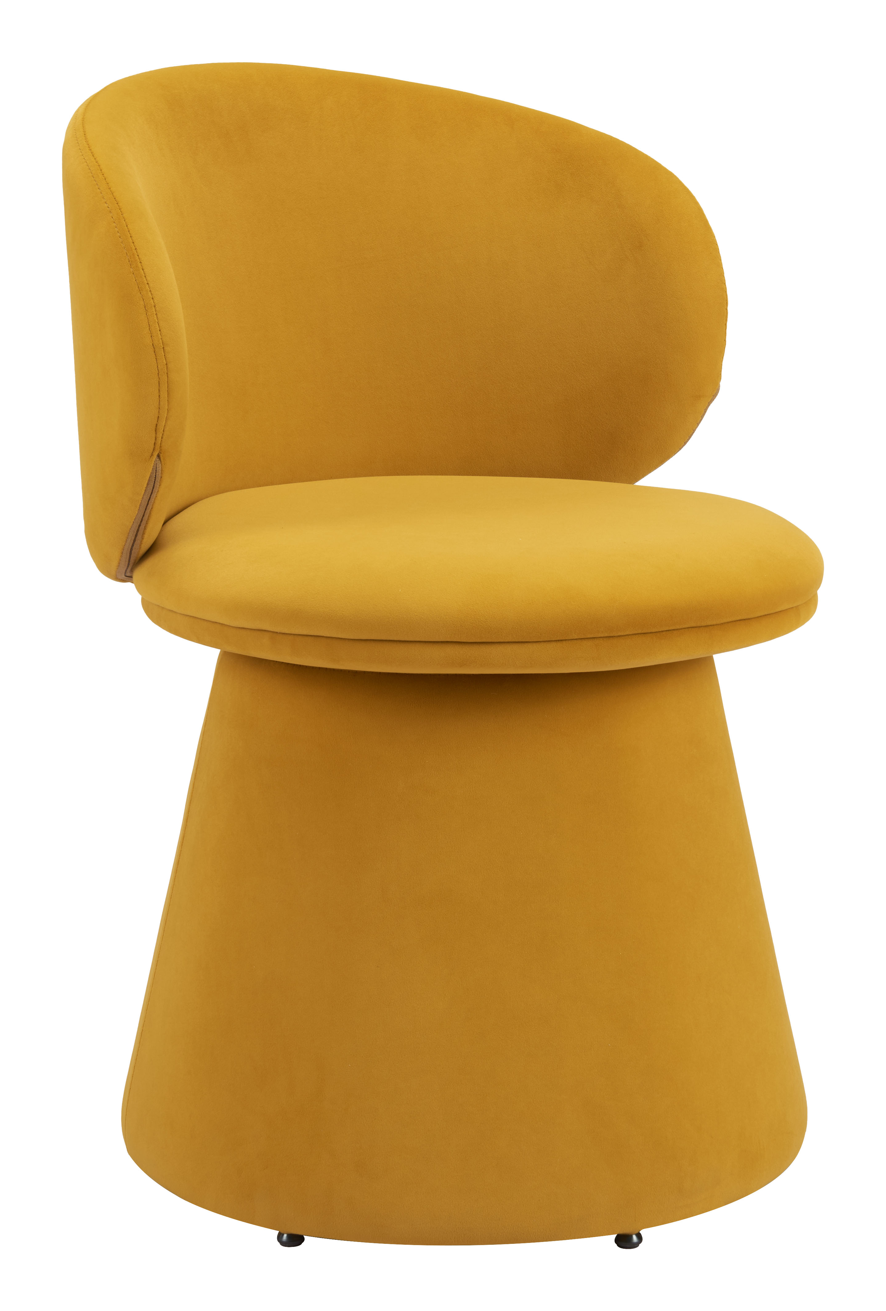 ZUO - Oblic Swivel Dining Chair in Orange