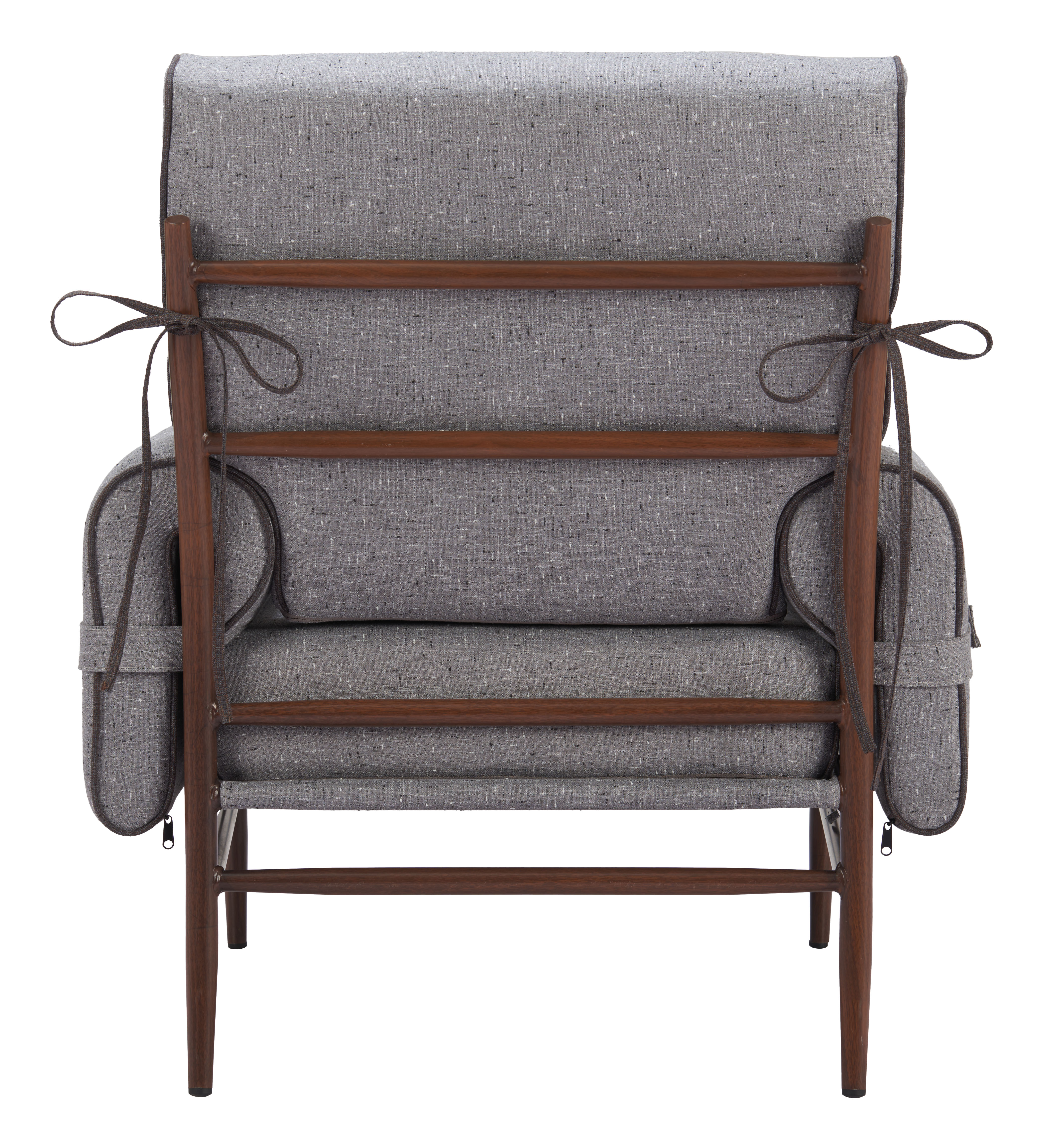 ZUO™ Klem Accent Chair - Gray