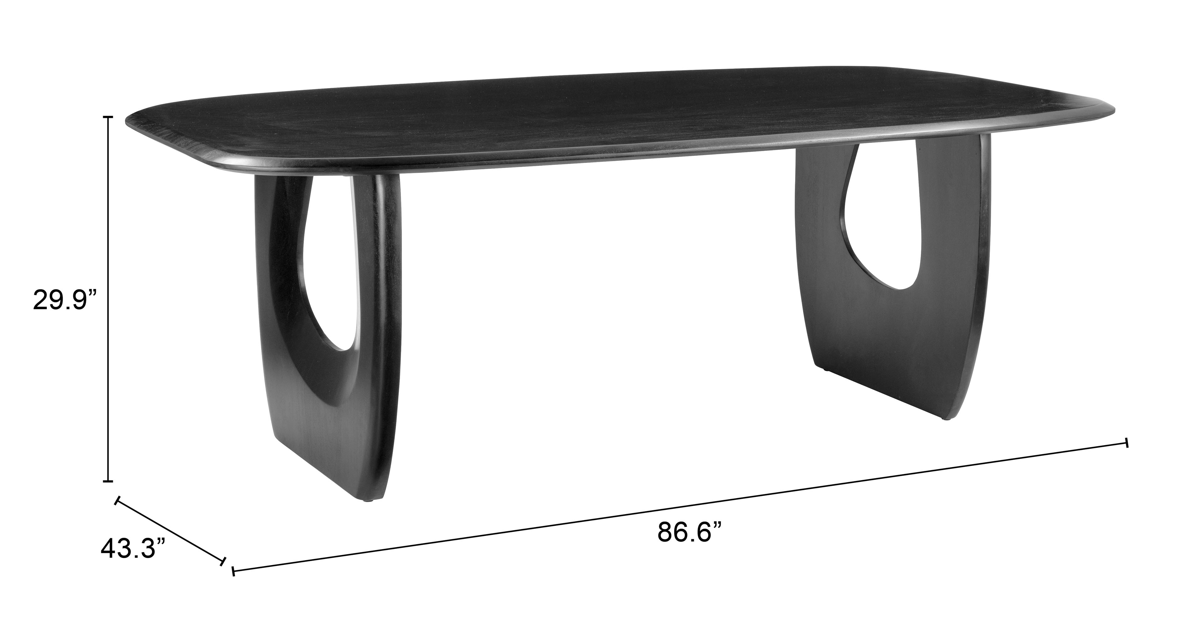 ZUO - Arasan Dining Table in Black