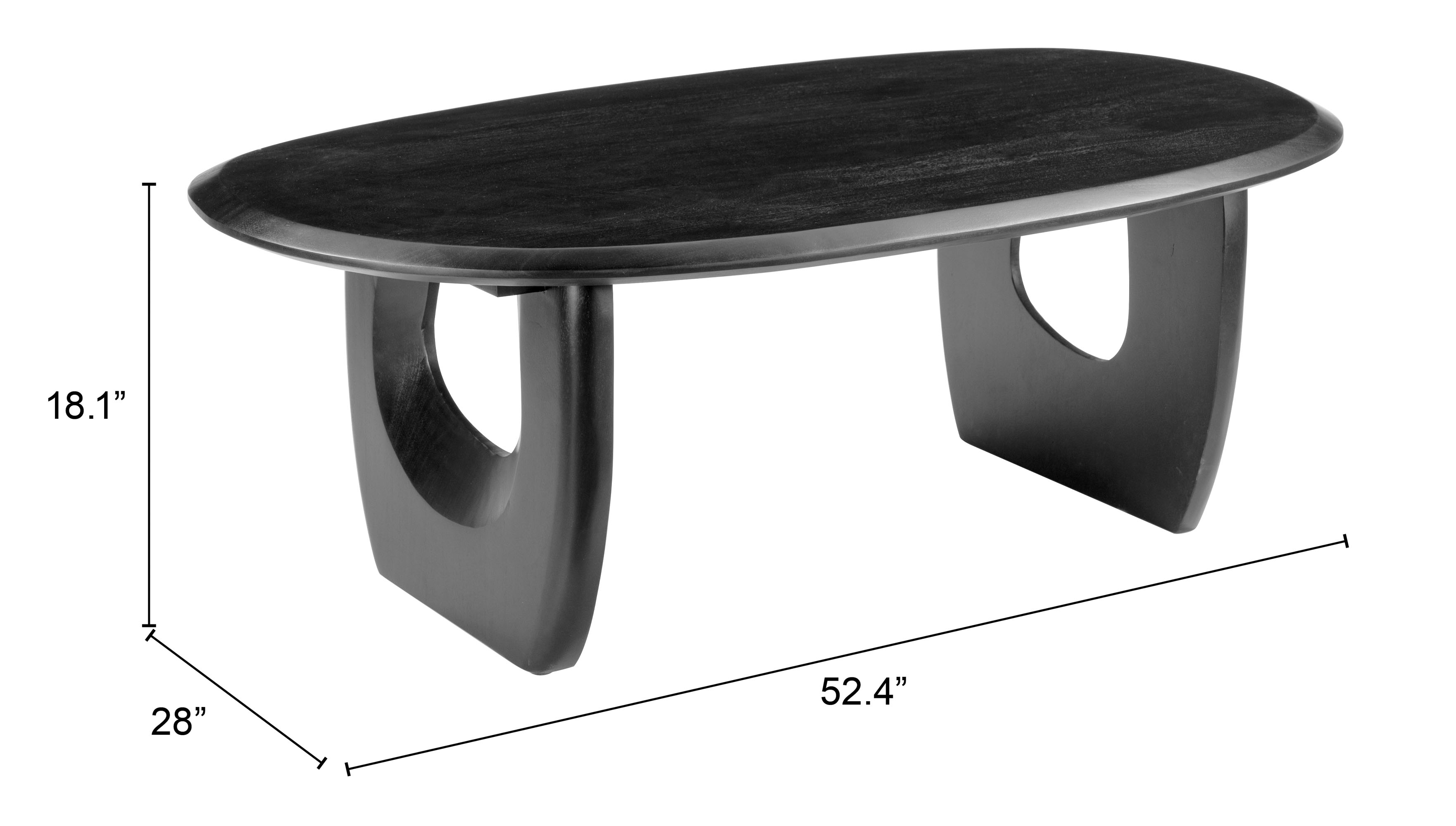 ZUO - Arasan Coffee Table in Black