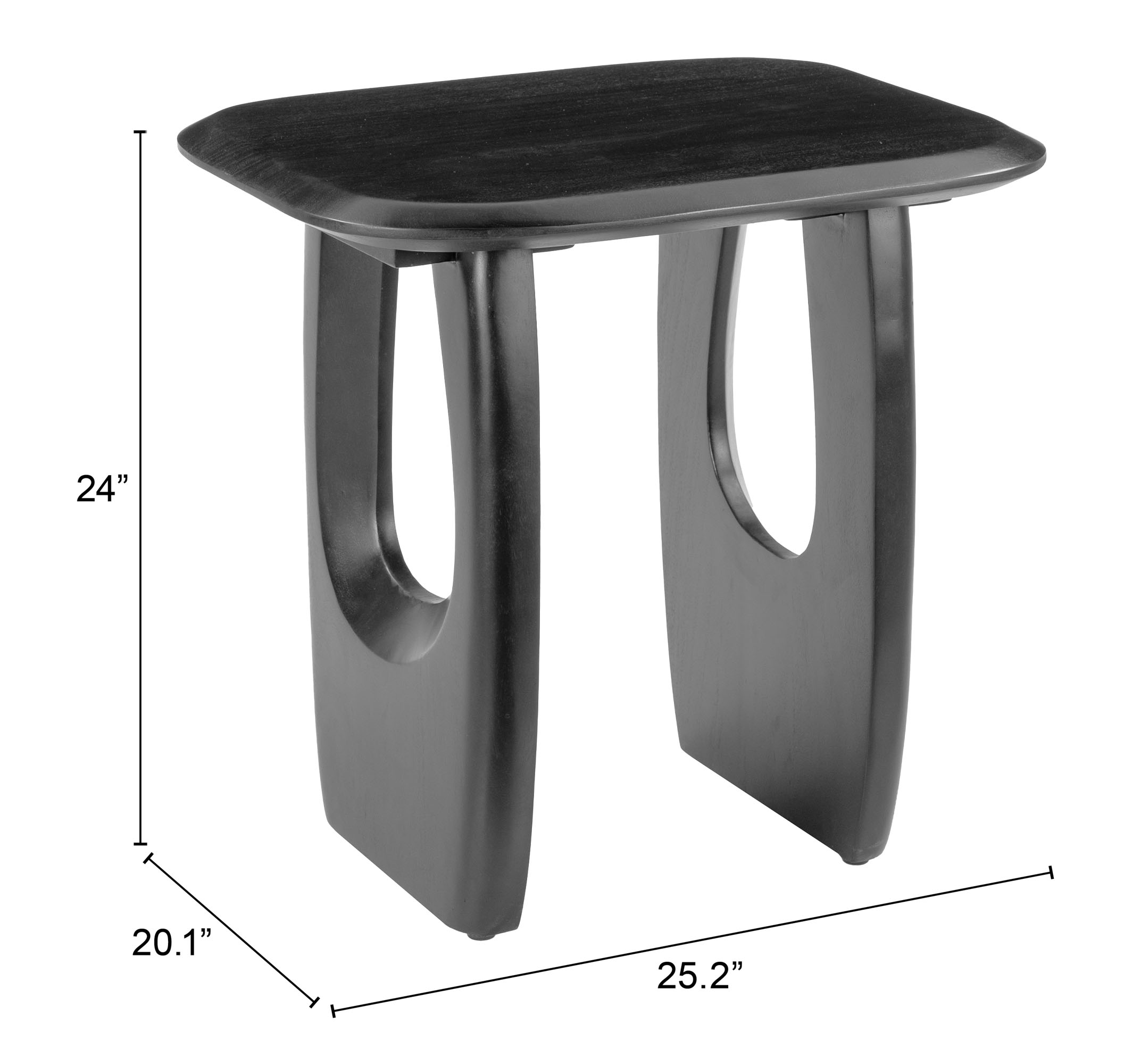 ZUO - Arasan Accent Table in Black