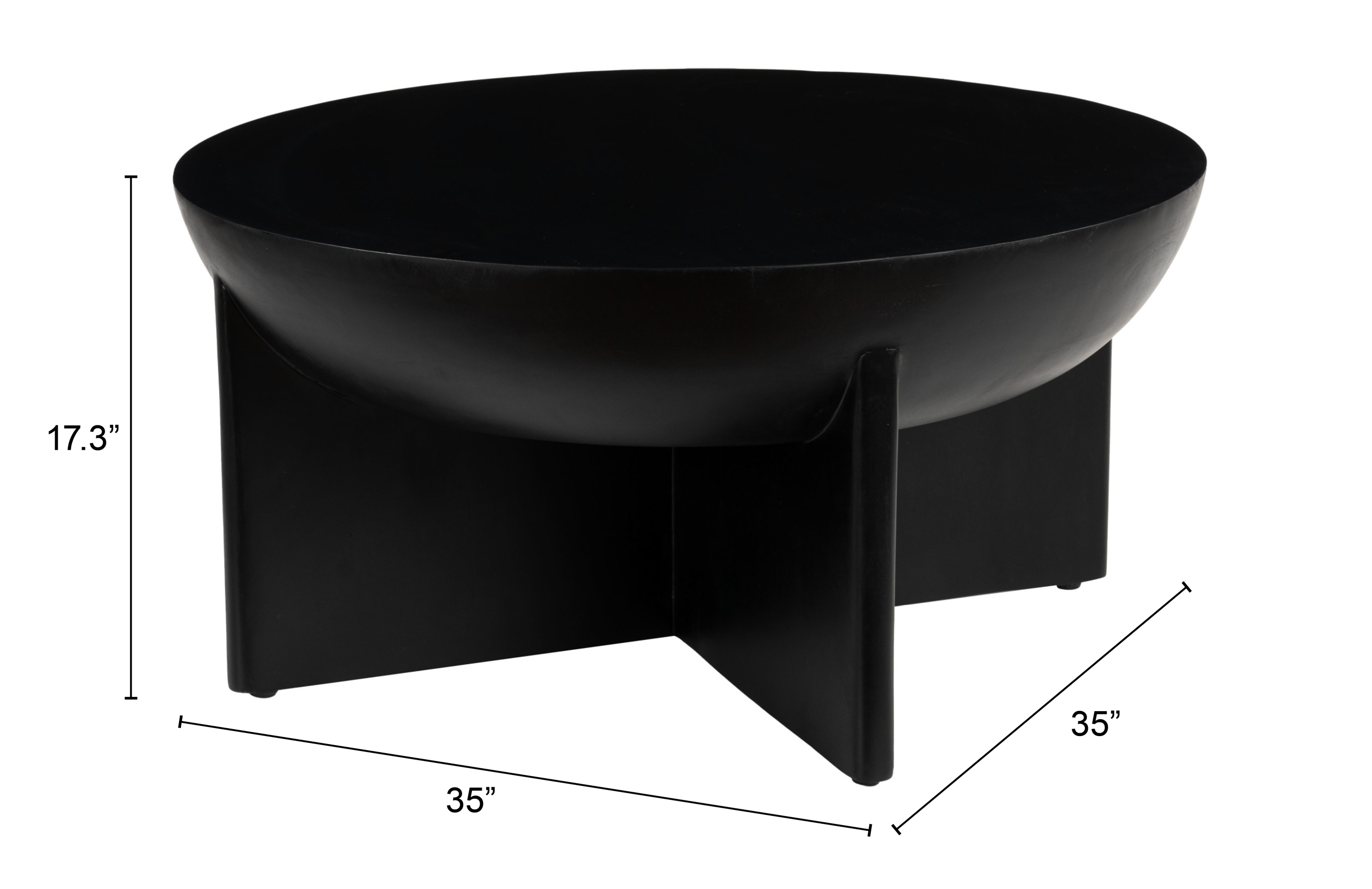 ZUO - Tume Coffee Table in Black