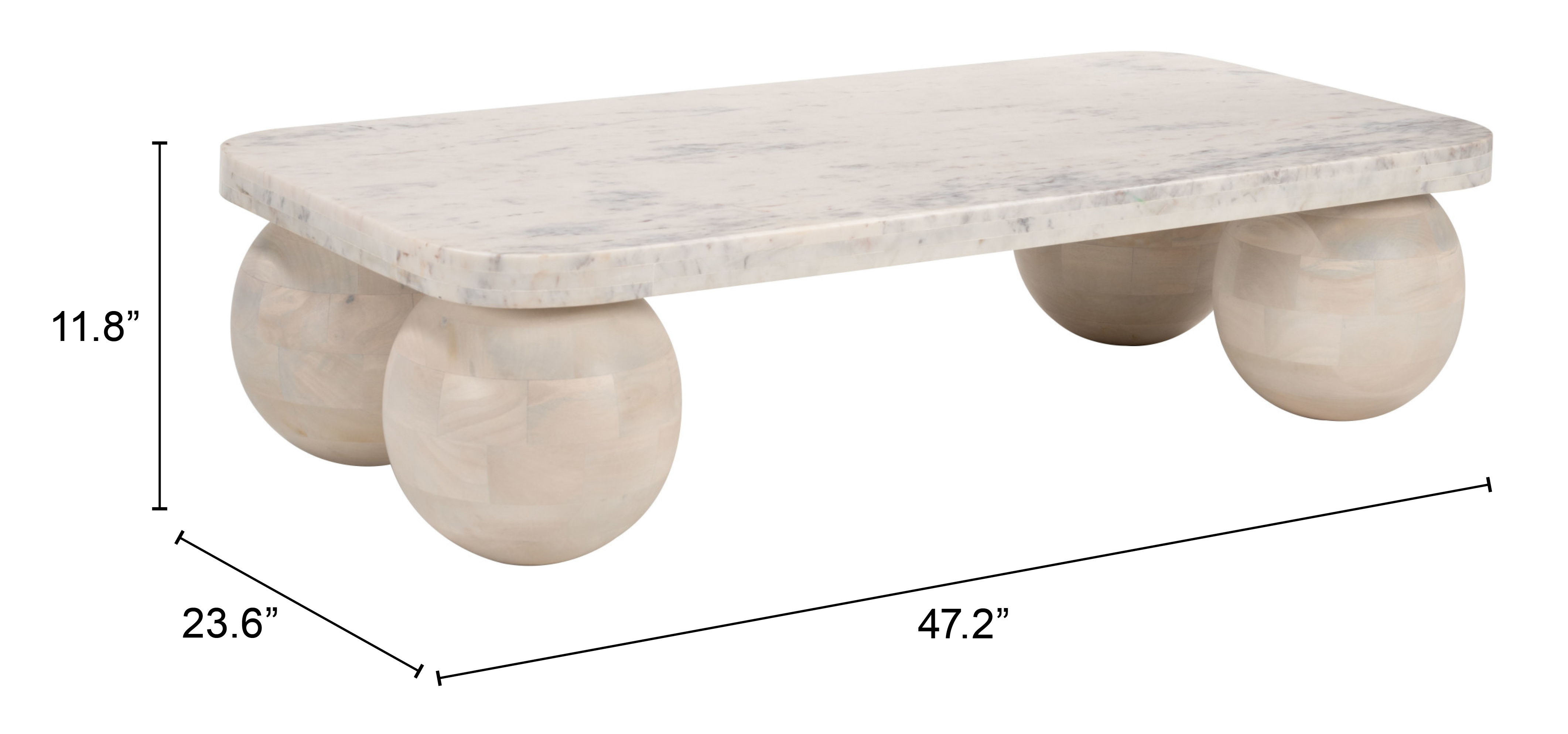 ZUO - Camakat Coffee Table in Natural