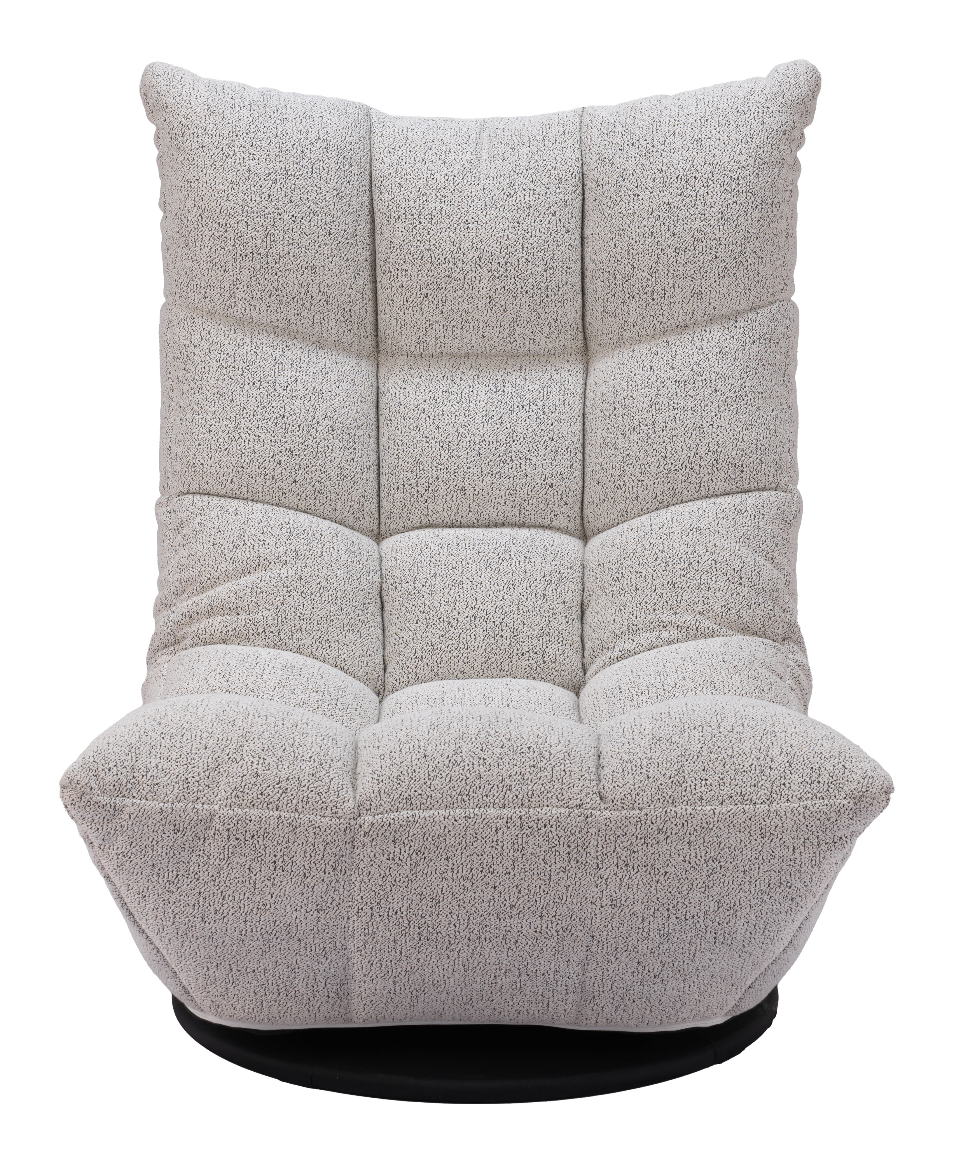 ZUO™ Down Go Swivel Chair - Ash Gray