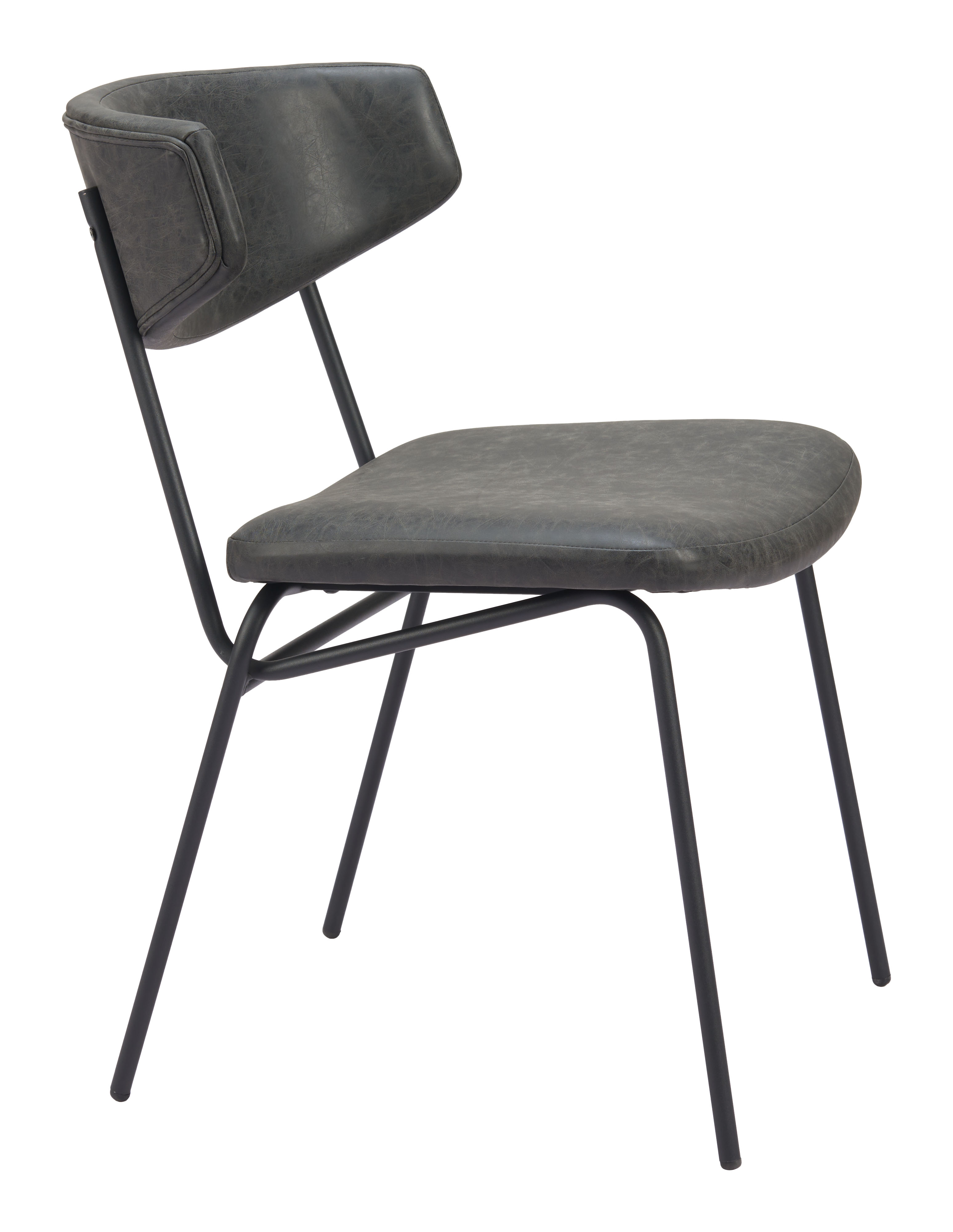 ZUO Charon Dining Chair (Set of 2) - Vintage Black