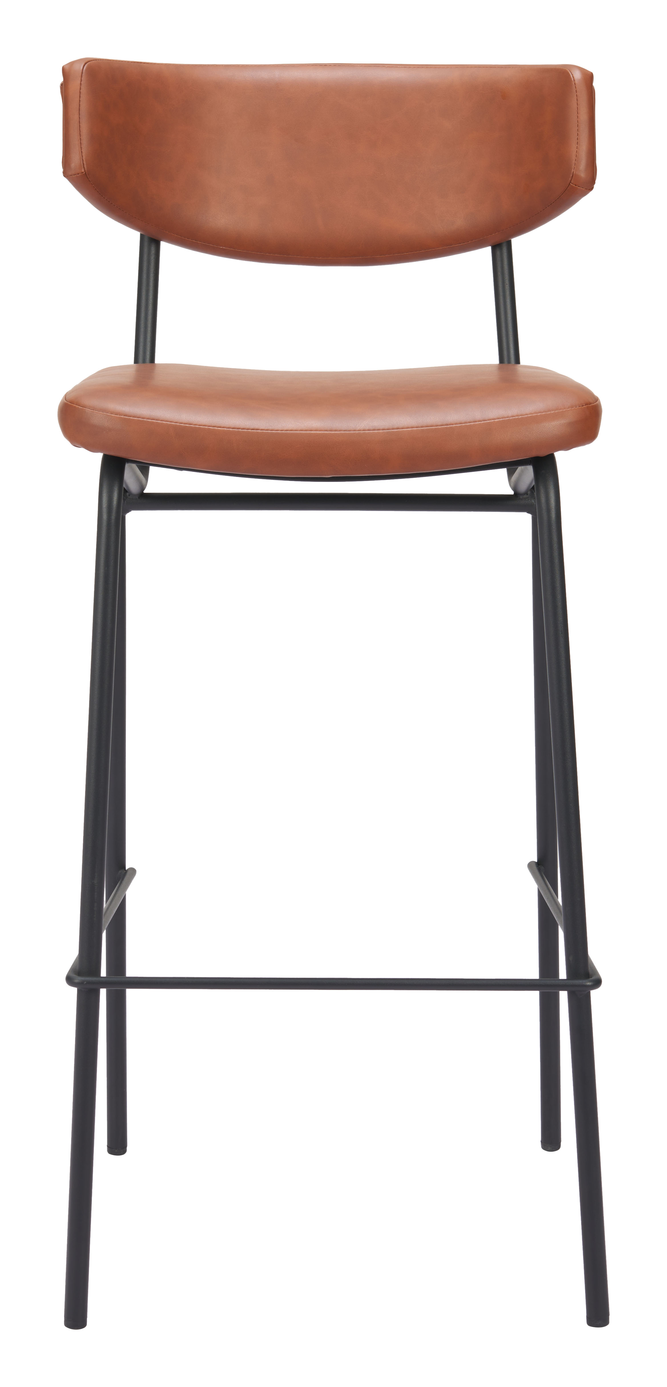 ZUO Charon Barstool (Set of 2) - Vintage Brown