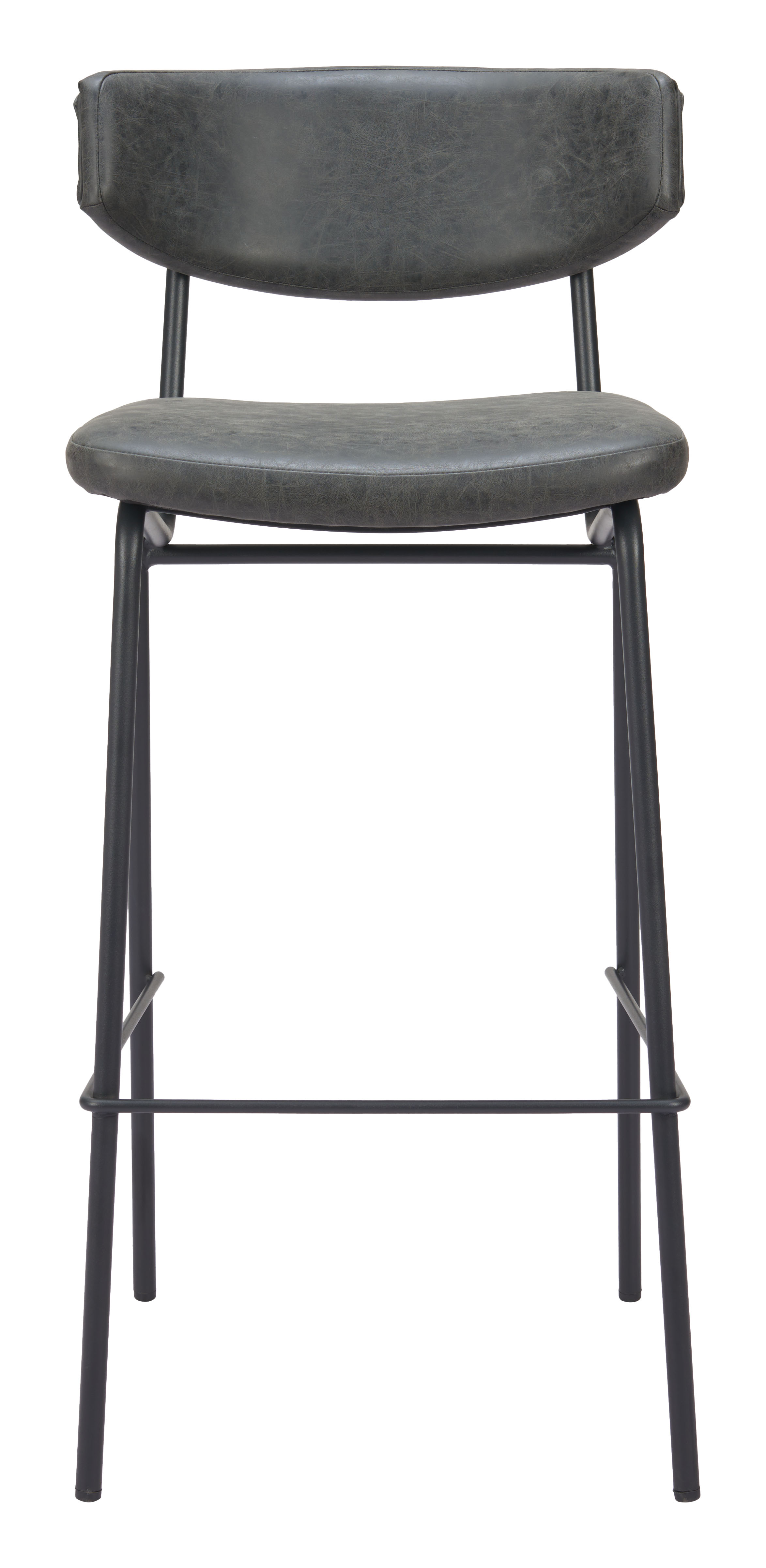 ZUO Charon Barstool (Set of 2) - Vintage Black