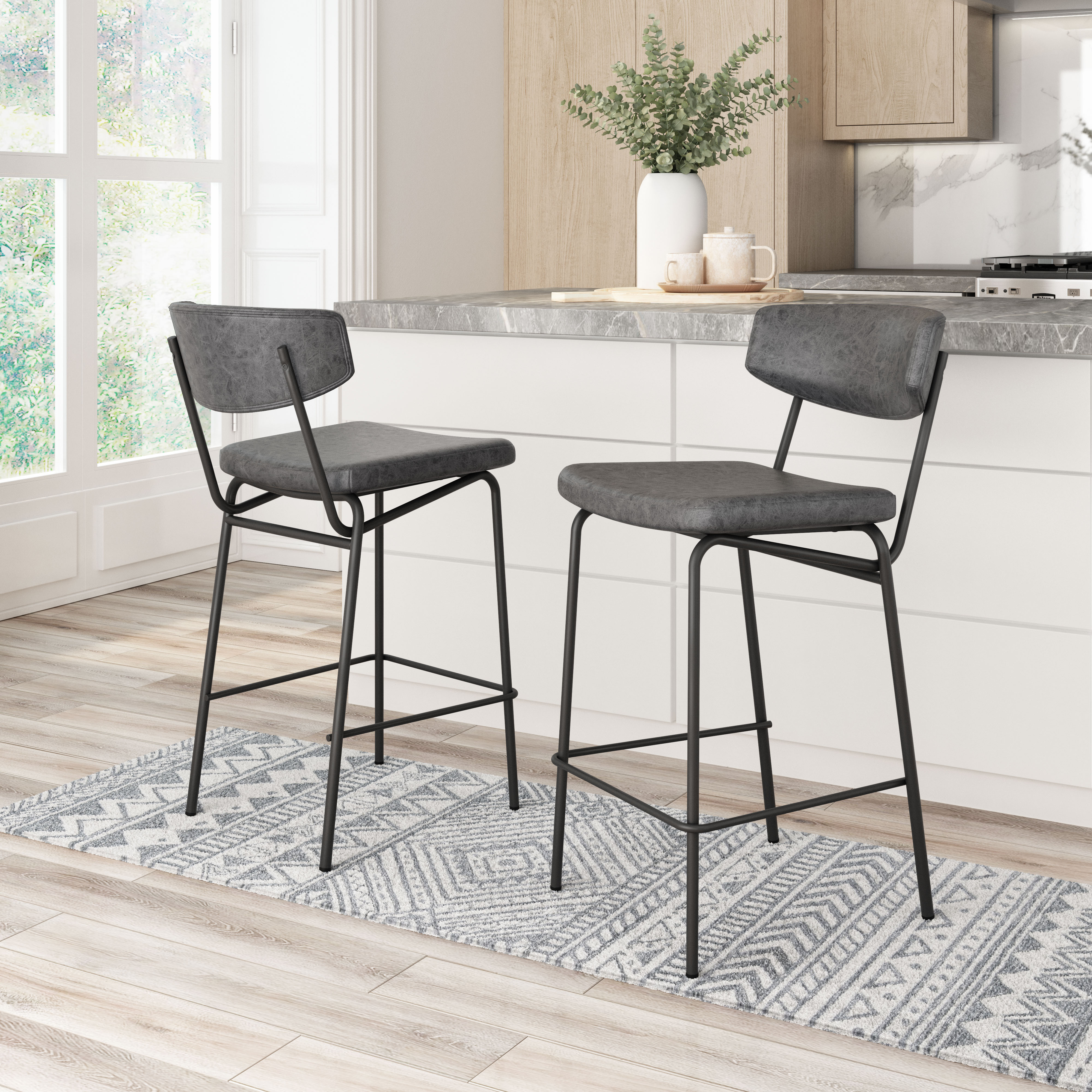 ZUO - Charon Counter Stool (Set of 2)